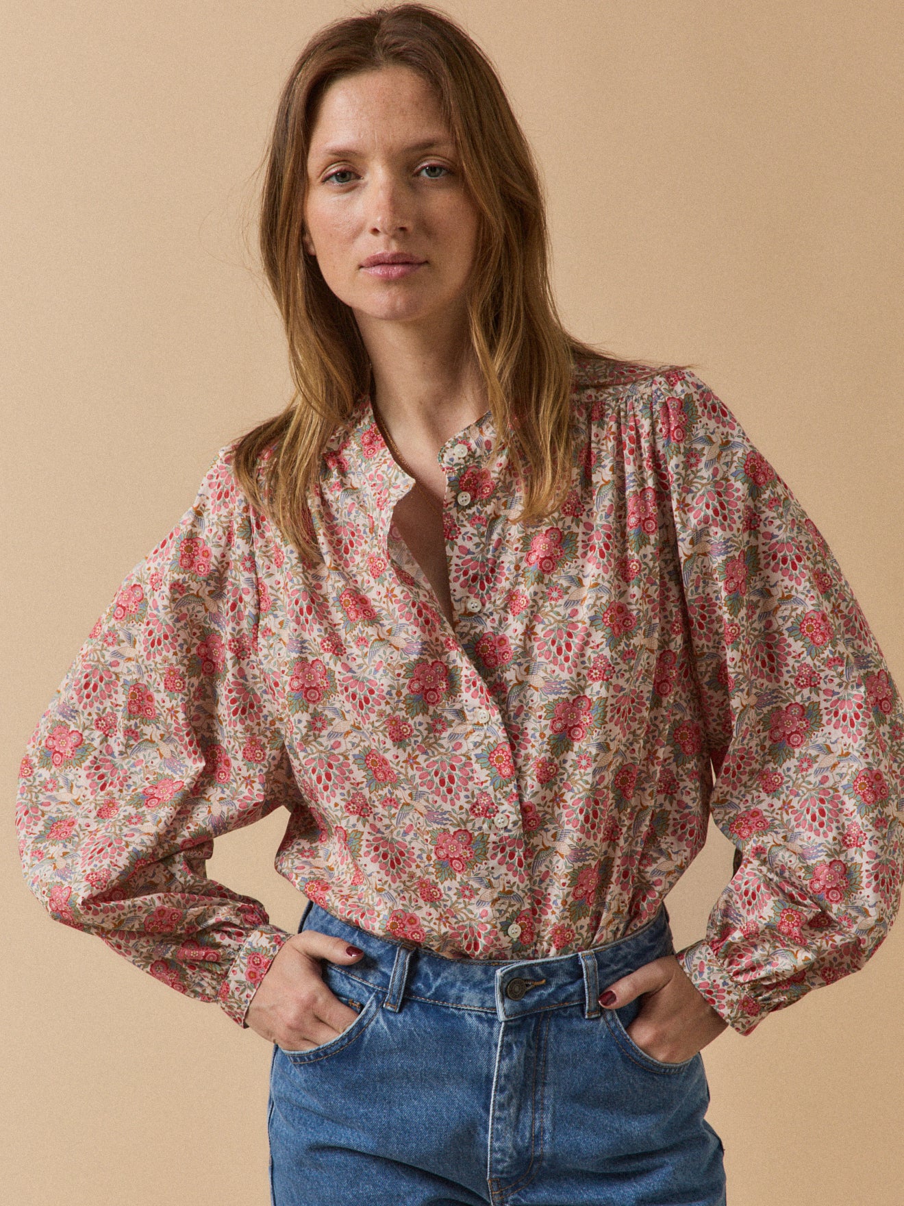 Damenbluse aus Liberty-Stoff - Limited Collection