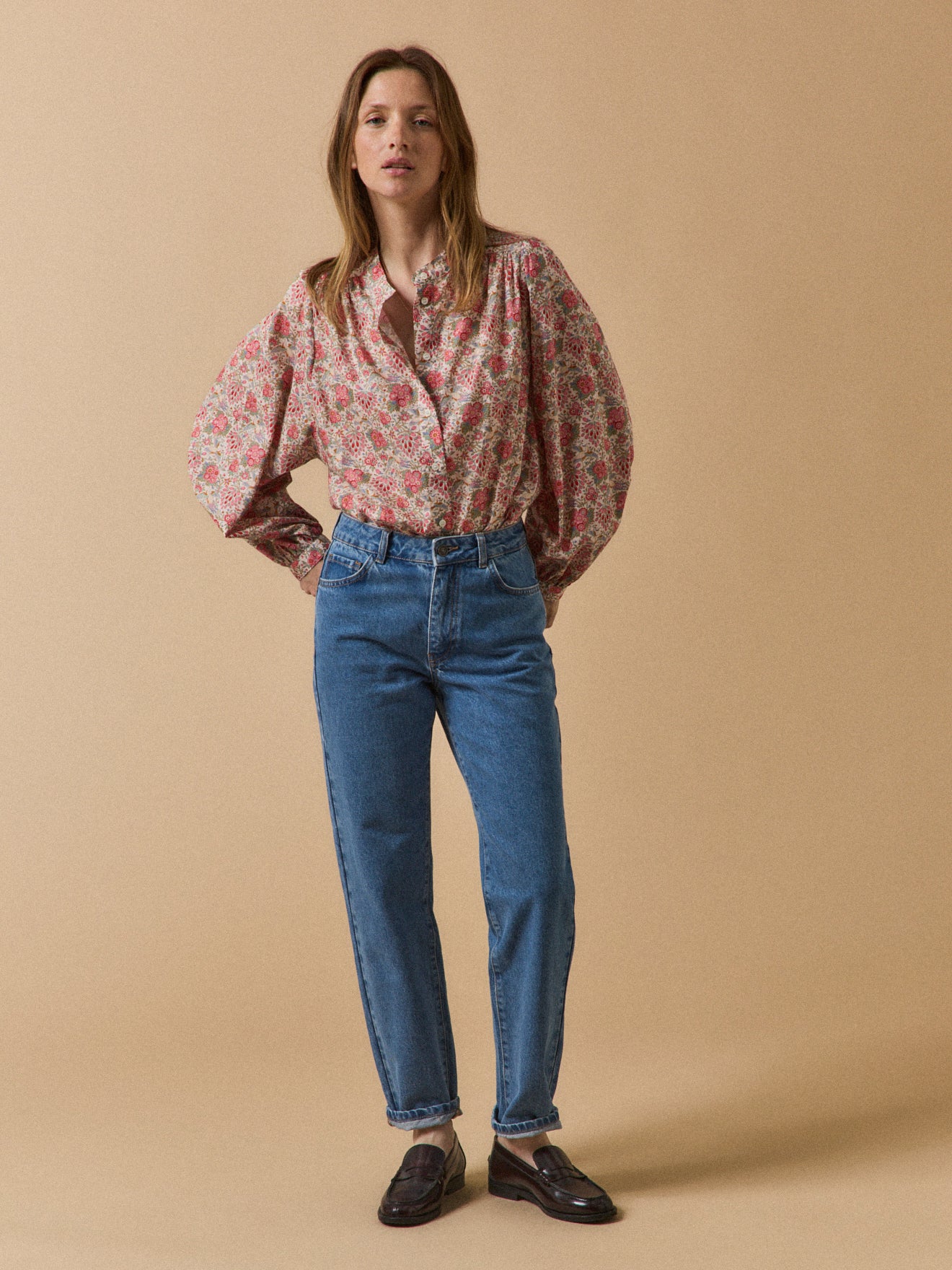 Damenbluse aus Liberty-Stoff - Limited Collection