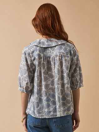 Chemise coton dobby femme imprimé Adonie