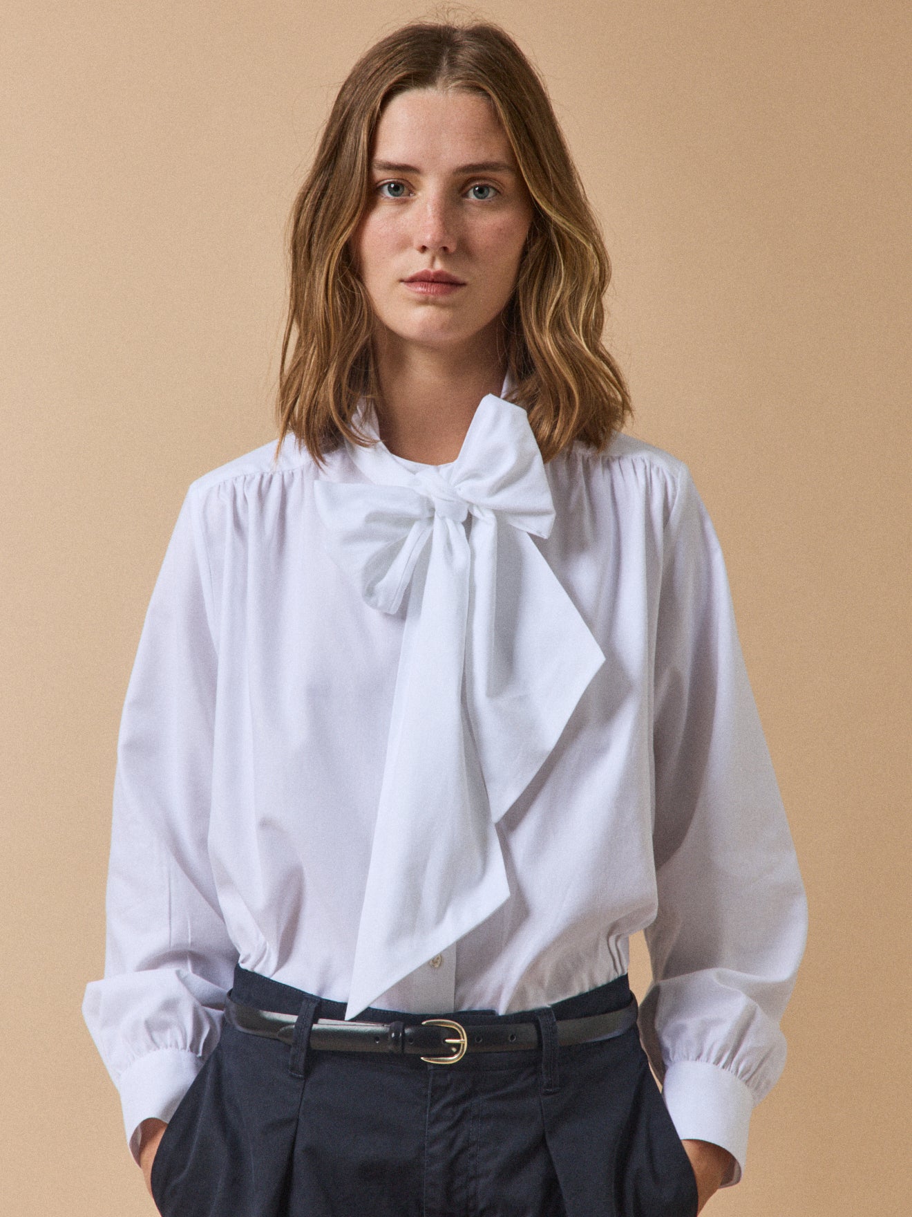 Damen-Hemdbluse aus Bio-Baumwolle