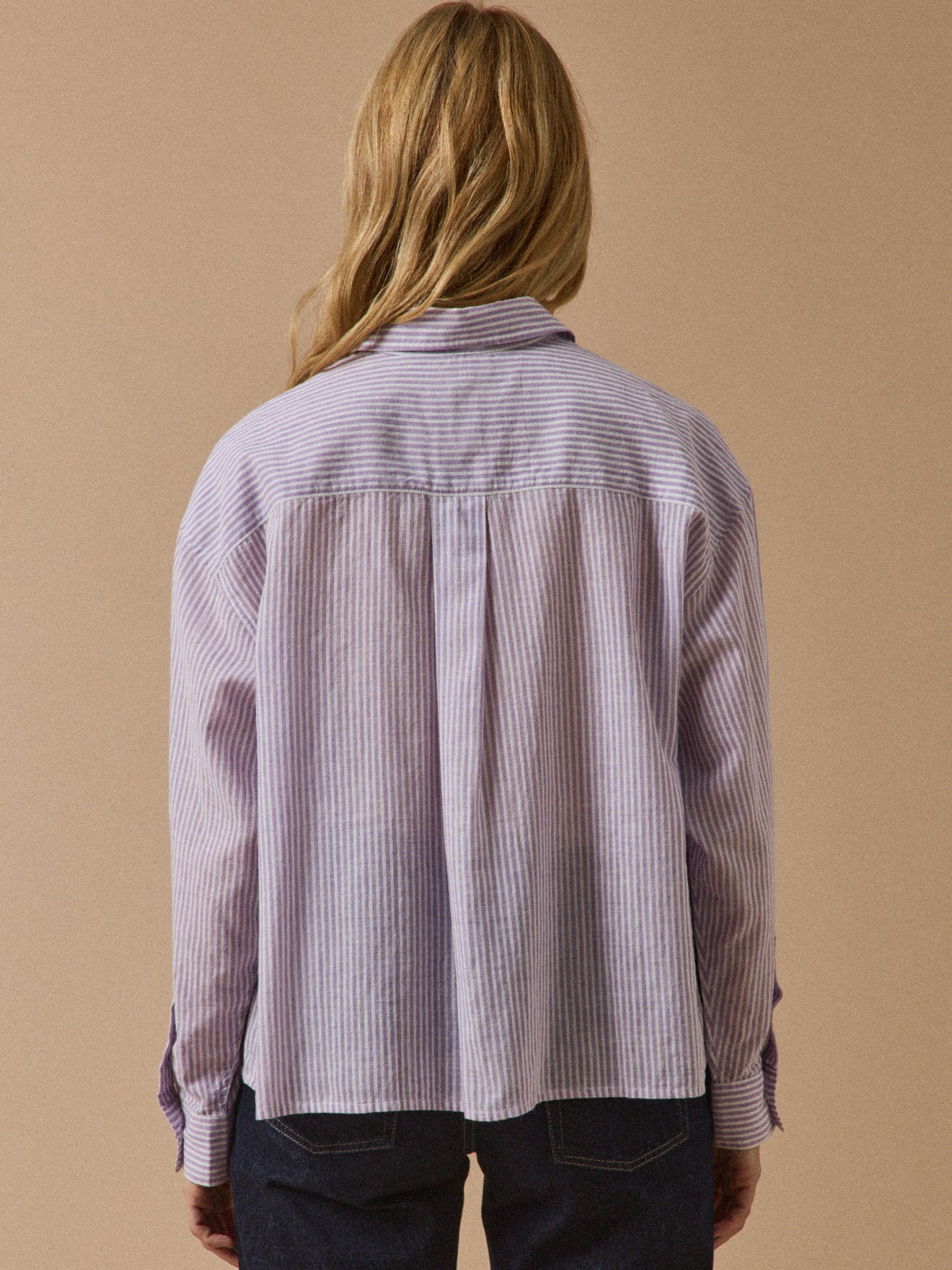 Kurze Damen-Hemdbluse