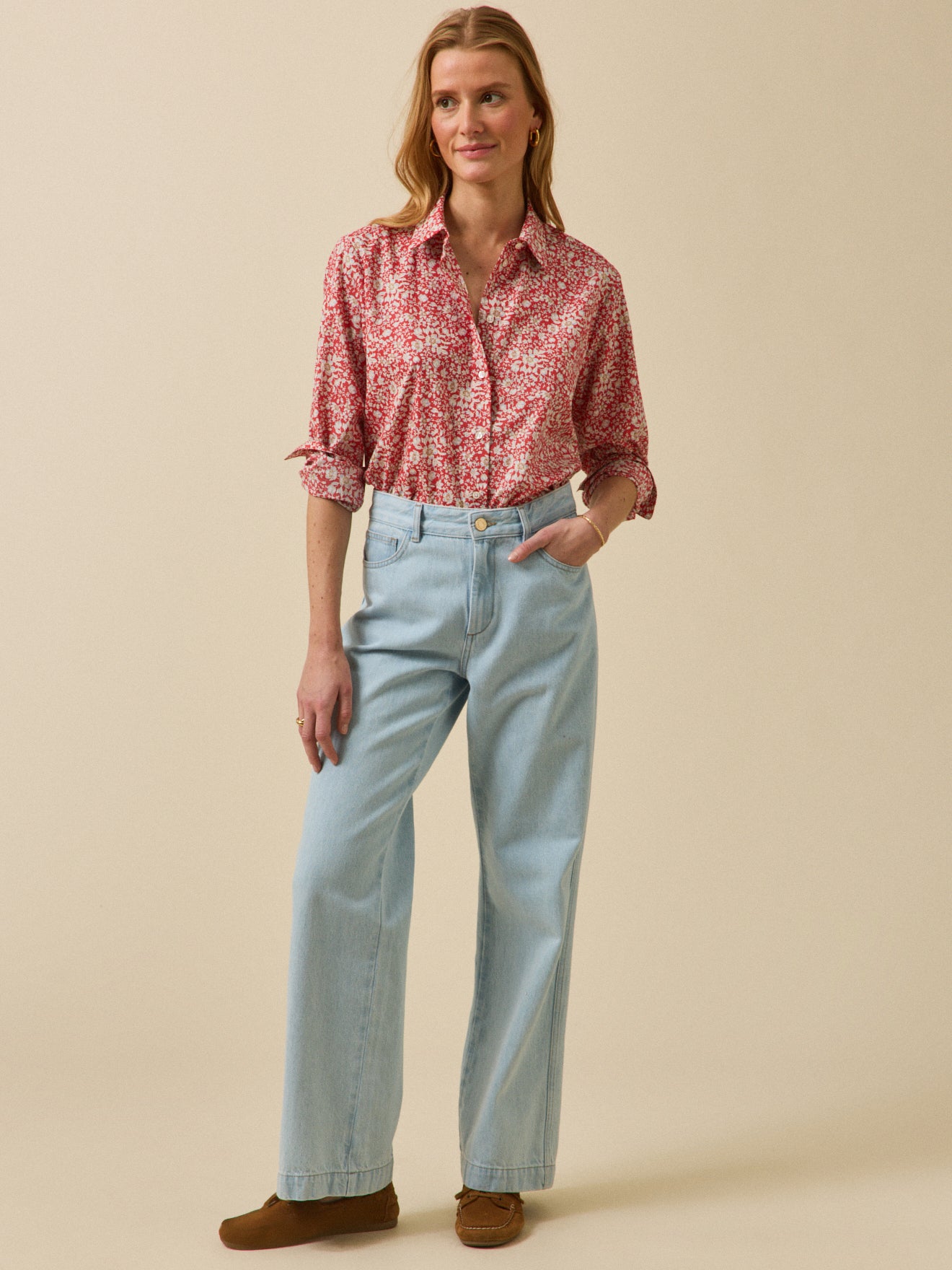 Damen-Hemdbluse aus Liberty-Stoff - Limited Collection