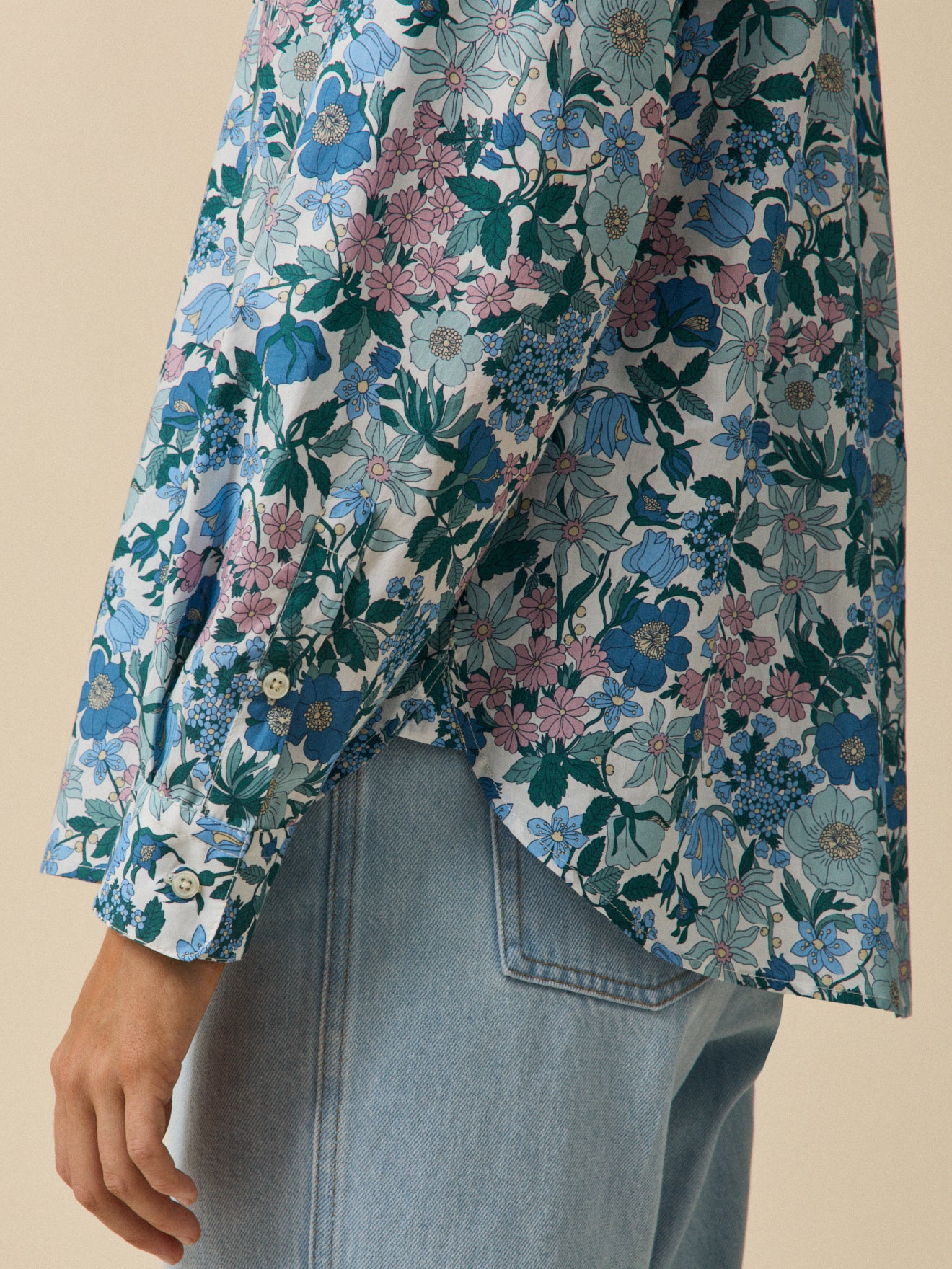 Damen-Hemdbluse aus Liberty-Stoff - Limited Collection