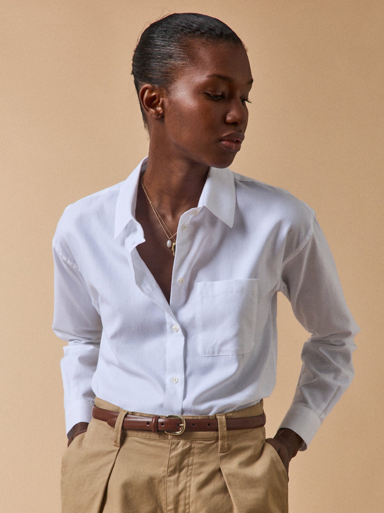 Damen-Oxford-Hemd aus Bio-Baumwolle