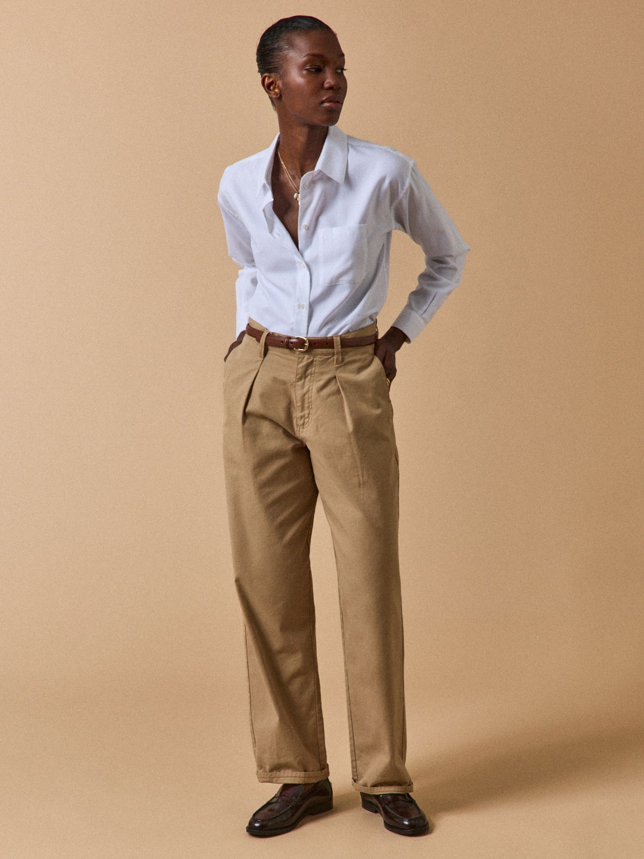 Damen-Oxford-Hemd aus Bio-Baumwolle