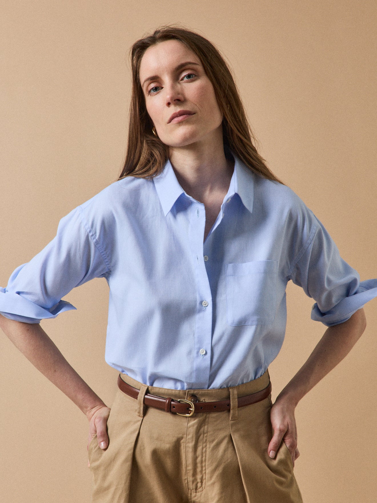 Damen-Oxford-Hemd aus Bio-Baumwolle
