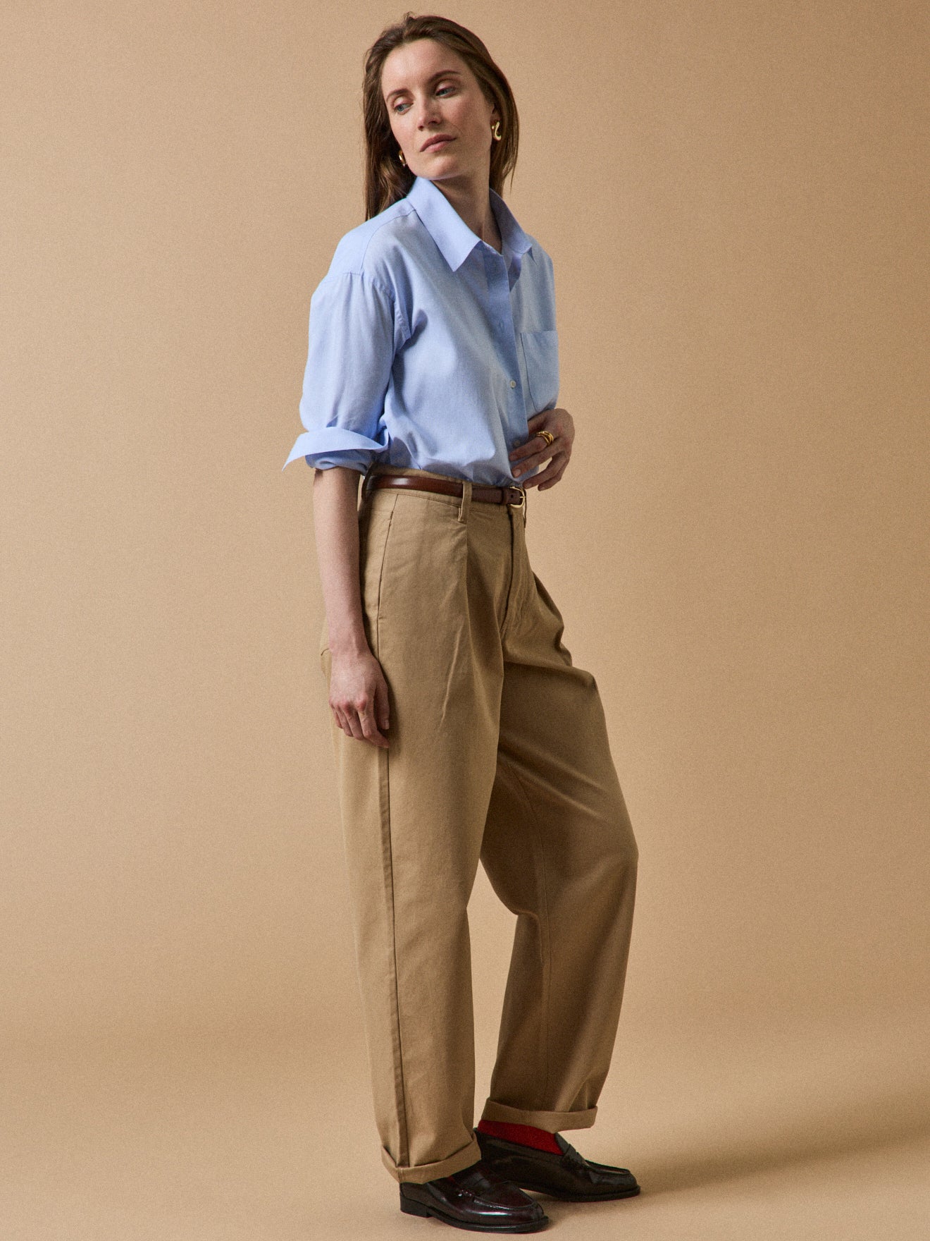 Damen-Oxford-Hemd aus Bio-Baumwolle