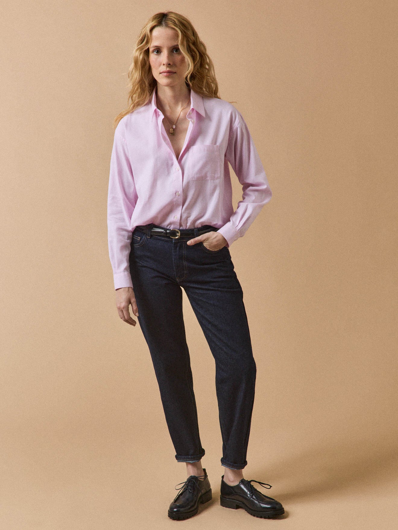 Damen-Oxford-Hemd aus Bio-Baumwolle