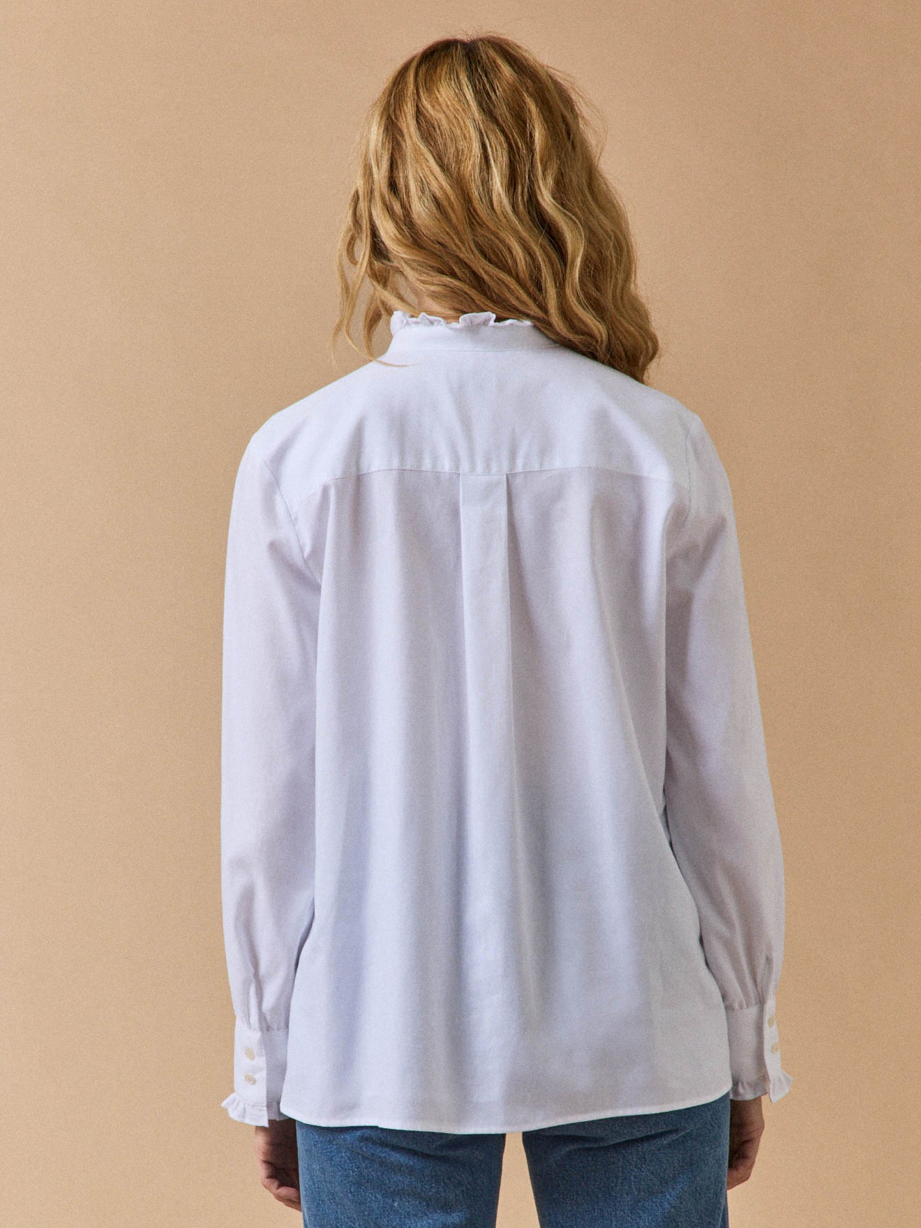 Damen-Hemdbluse Emilie aus Oxford-Stoff aus bio-Baumwolle