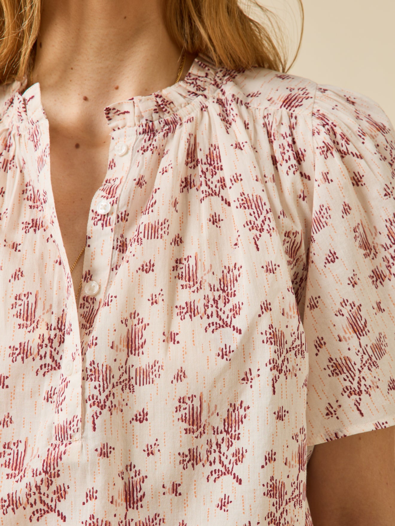 Blouse femme imprimé Thelma coton biologique