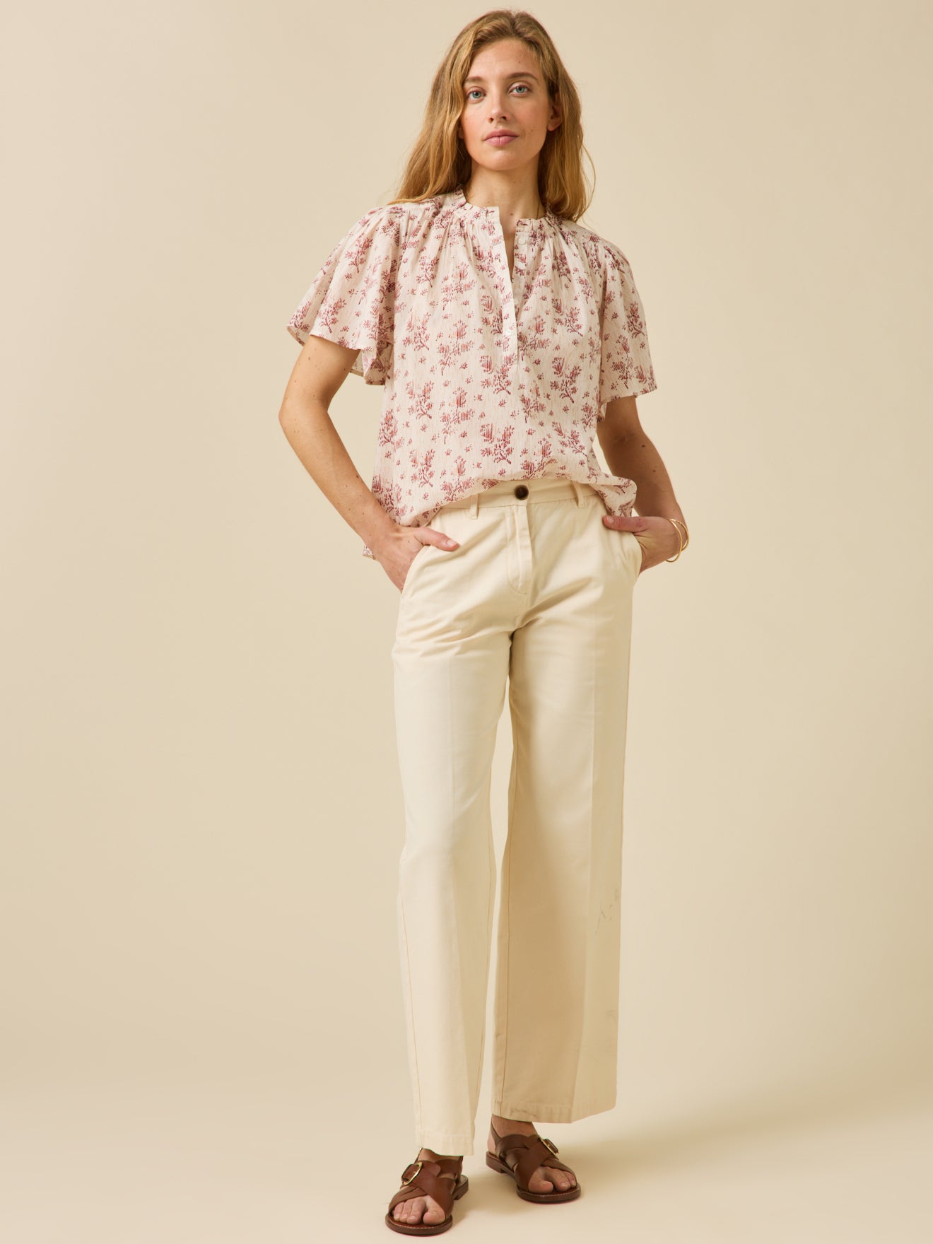 Blouse femme imprimé Thelma coton biologique