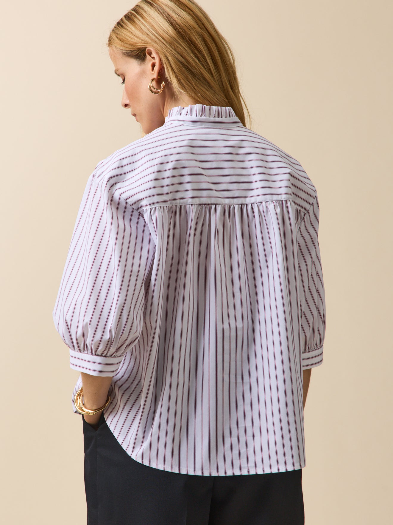 Gestreifte Damenbluse - Limited Collection