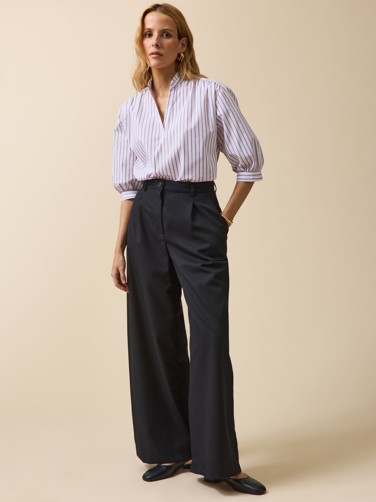 Gestreifte Damenbluse - Limited Collection