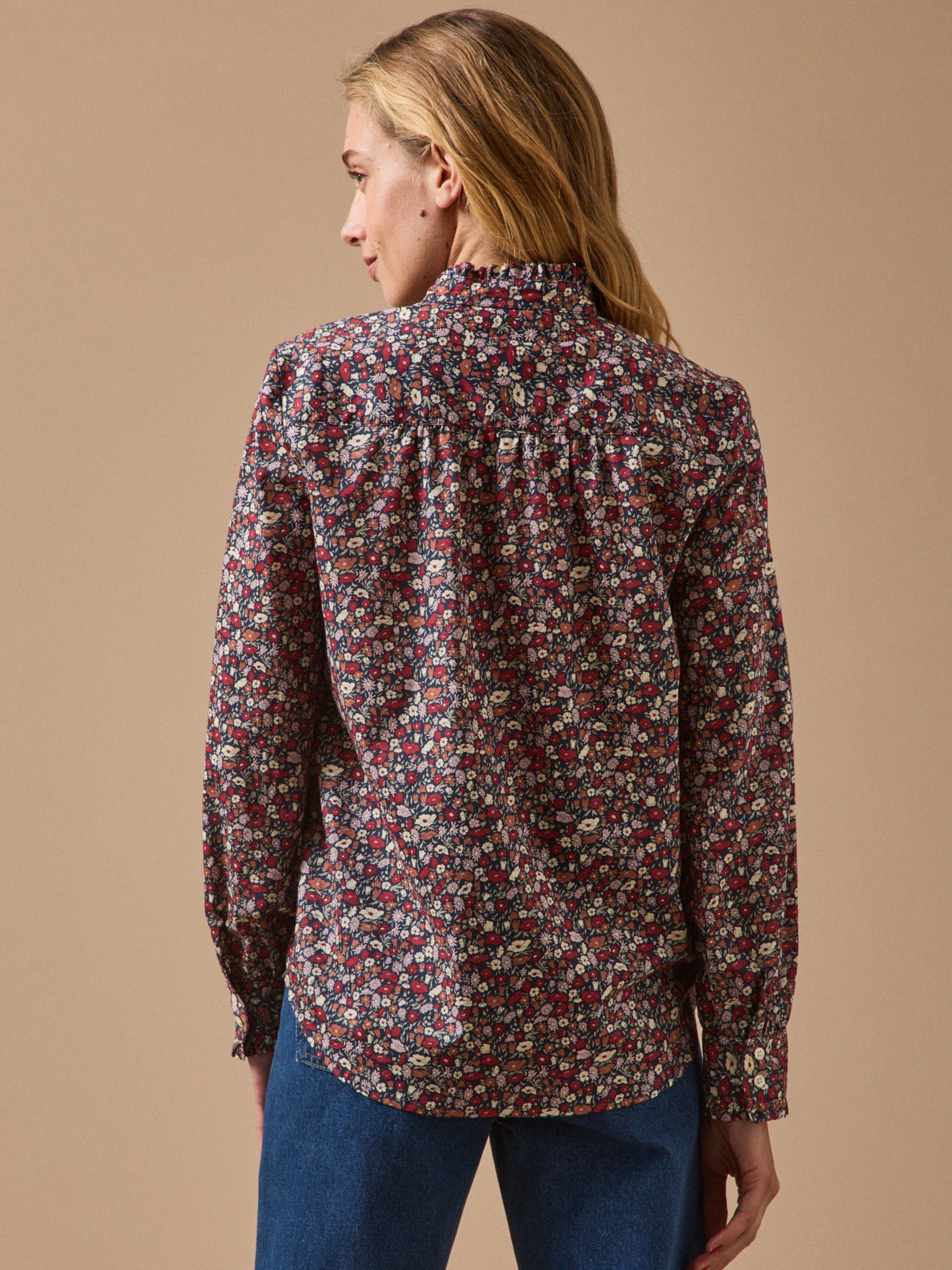 Blouse femme tissu Liberty - Coupe Émilie