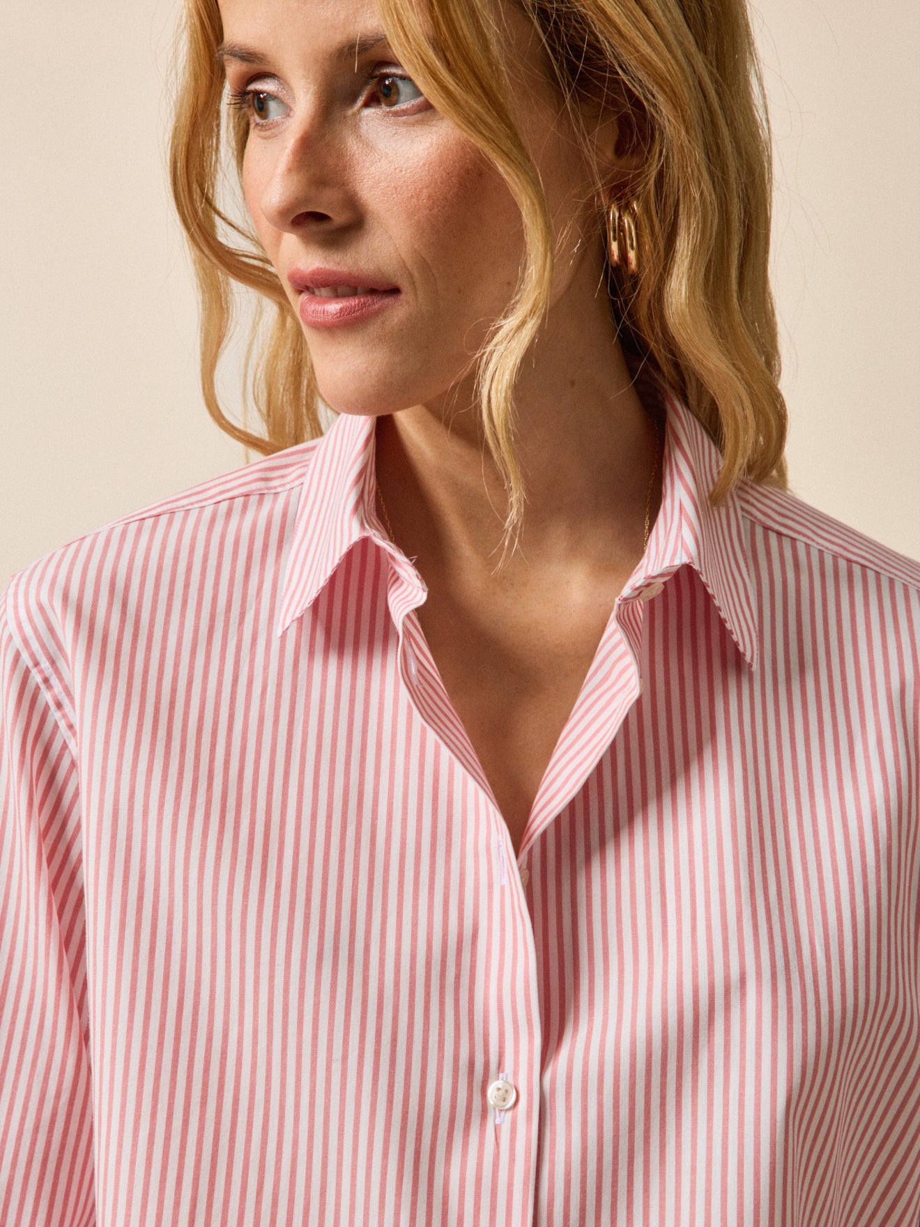 Chemise rayée femme coton biologique