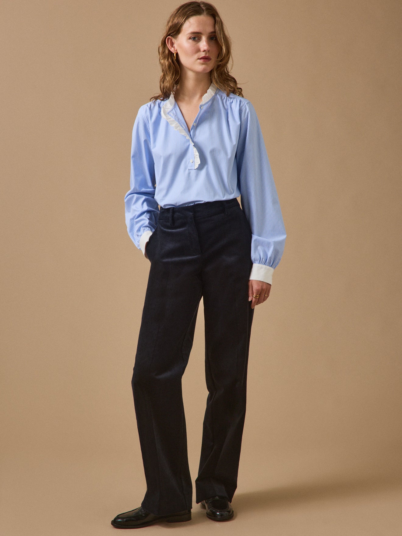 Gestreifte Damenbluse - Modelle Noémie