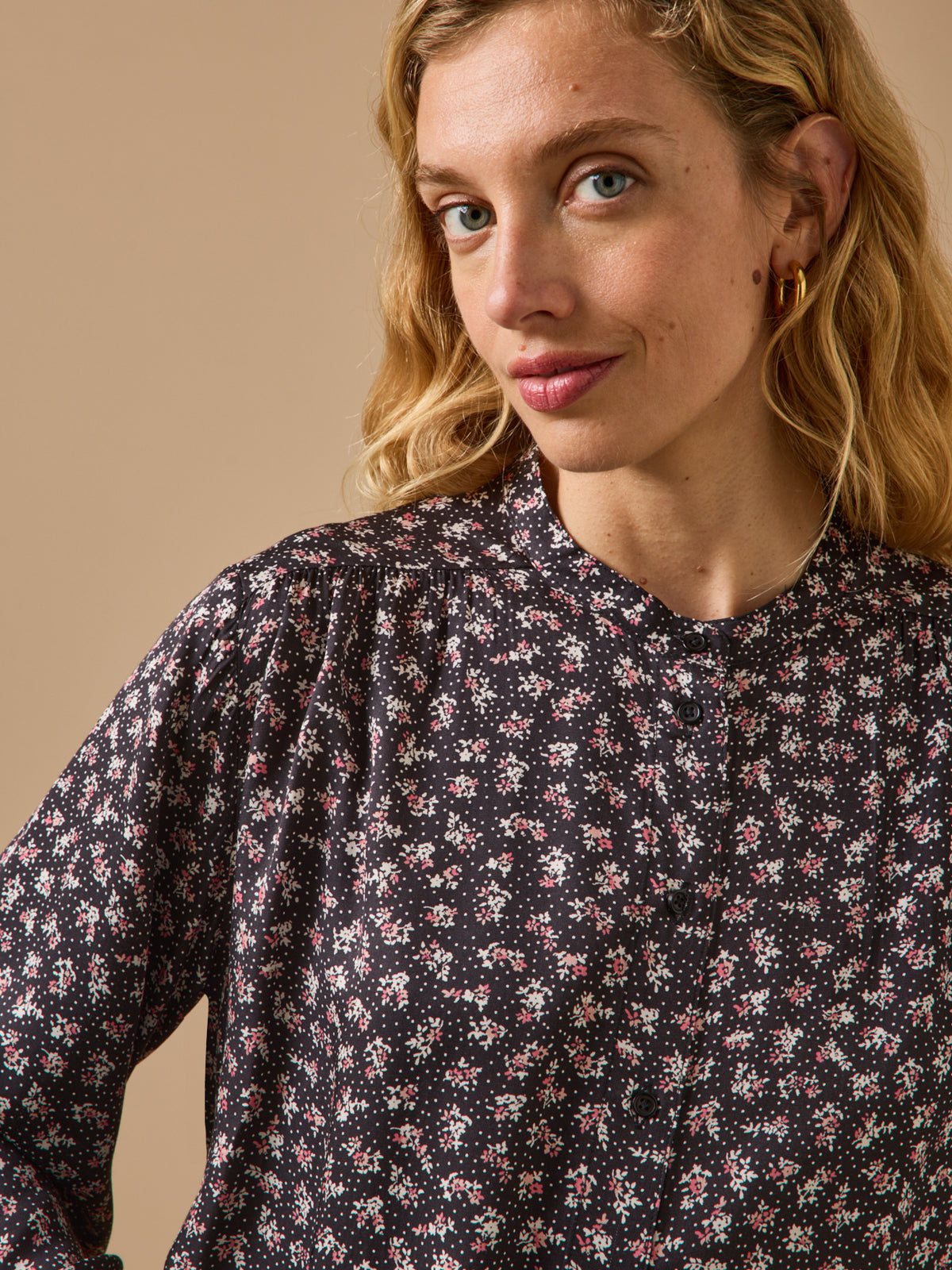 Blouse femme imprimé Fleurs confettis