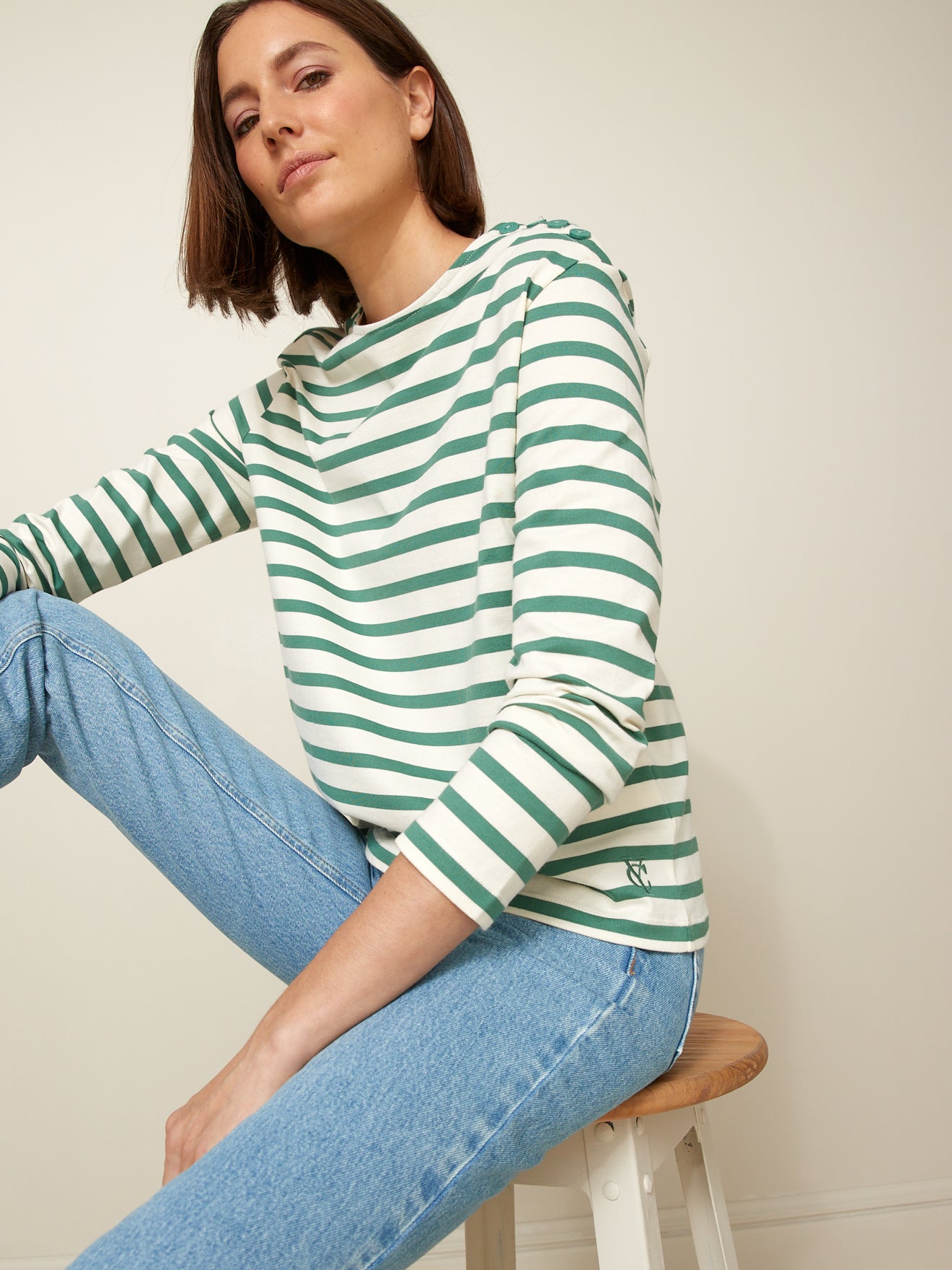 Gestreiftes Damen T-Shirt
