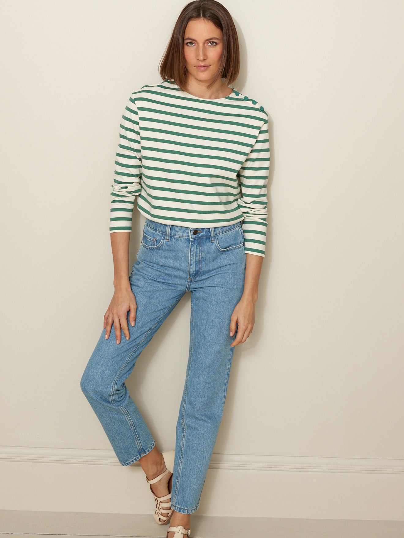 Gestreiftes Damen T-Shirt