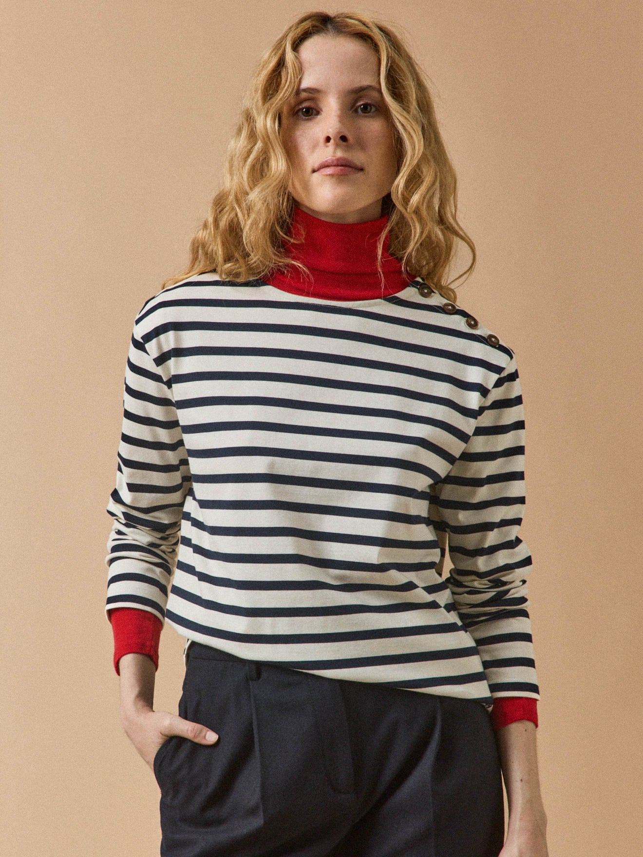 Gestreiftes Damen T-Shirt