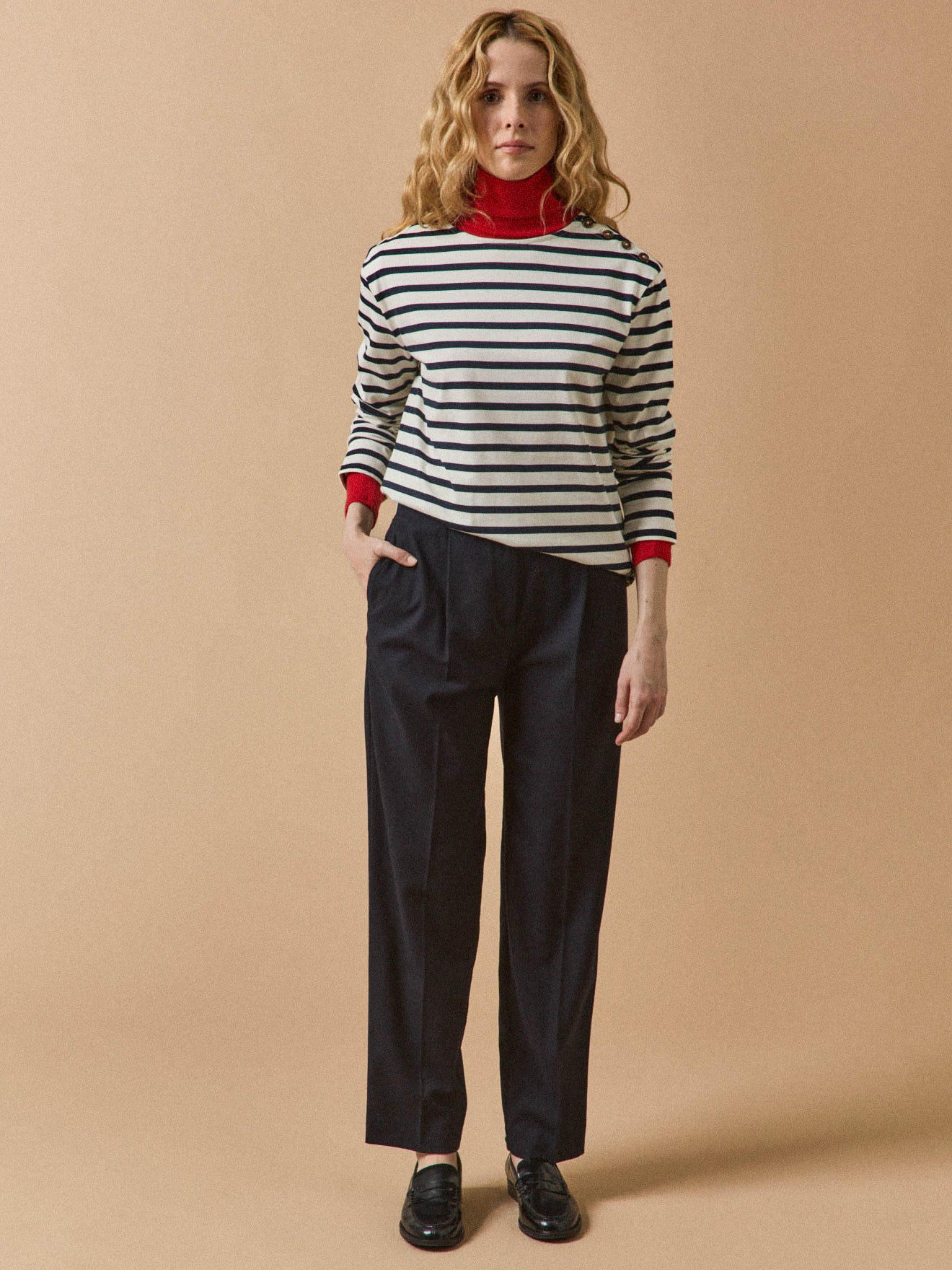 Gestreiftes Damen T-Shirt