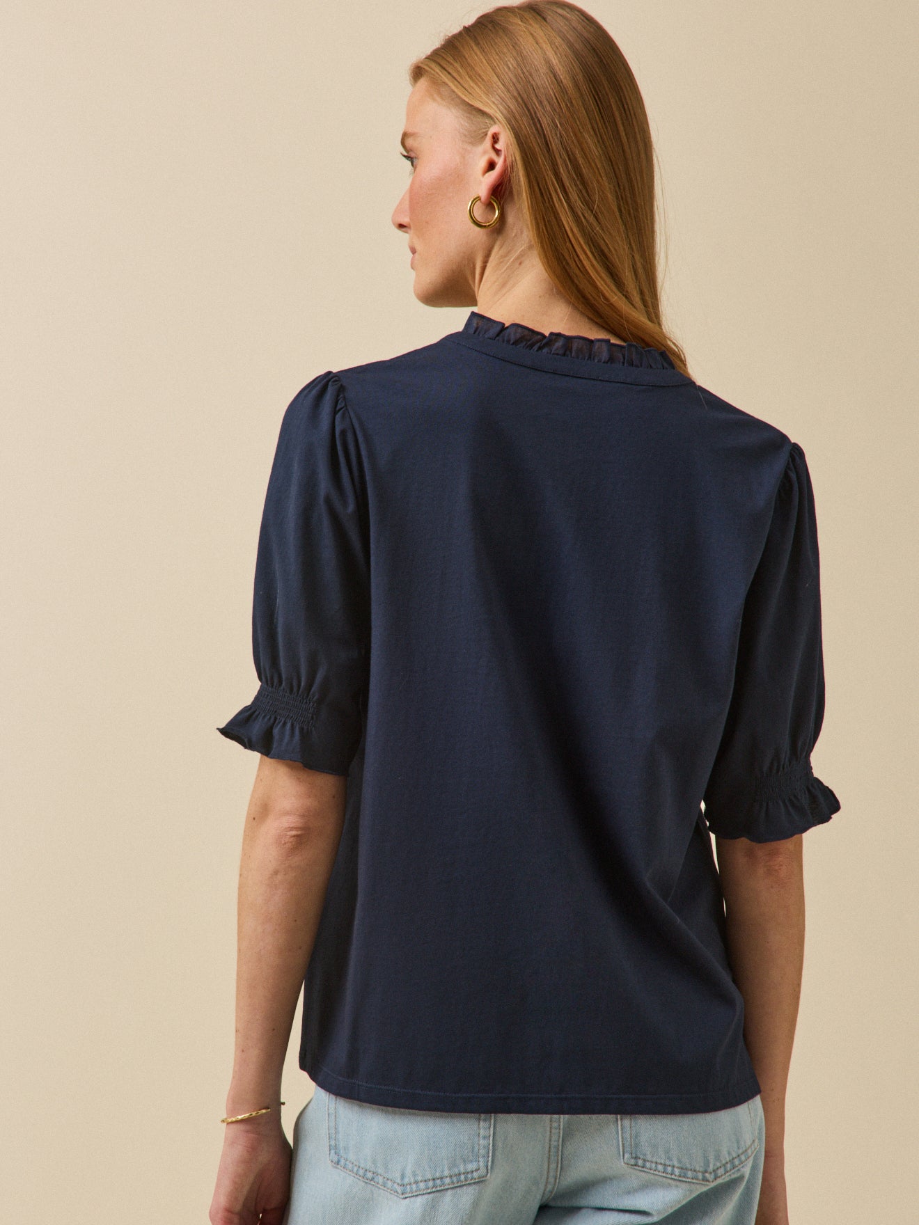 T-shirt volanté femme coton biologique