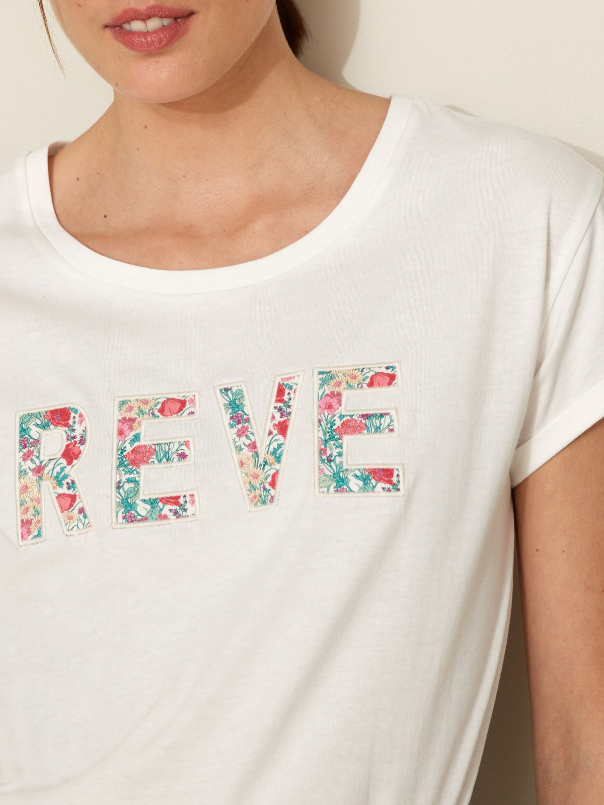 T-shirt femme tissu Liberty - coton biologique