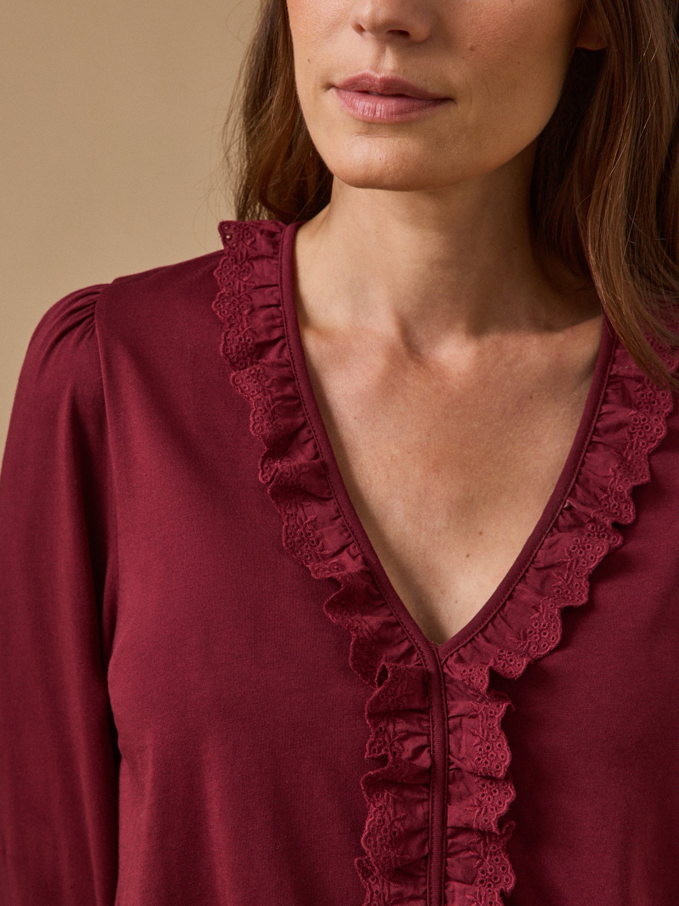 Damenbluse aus Bio-Baumwolle und Modal