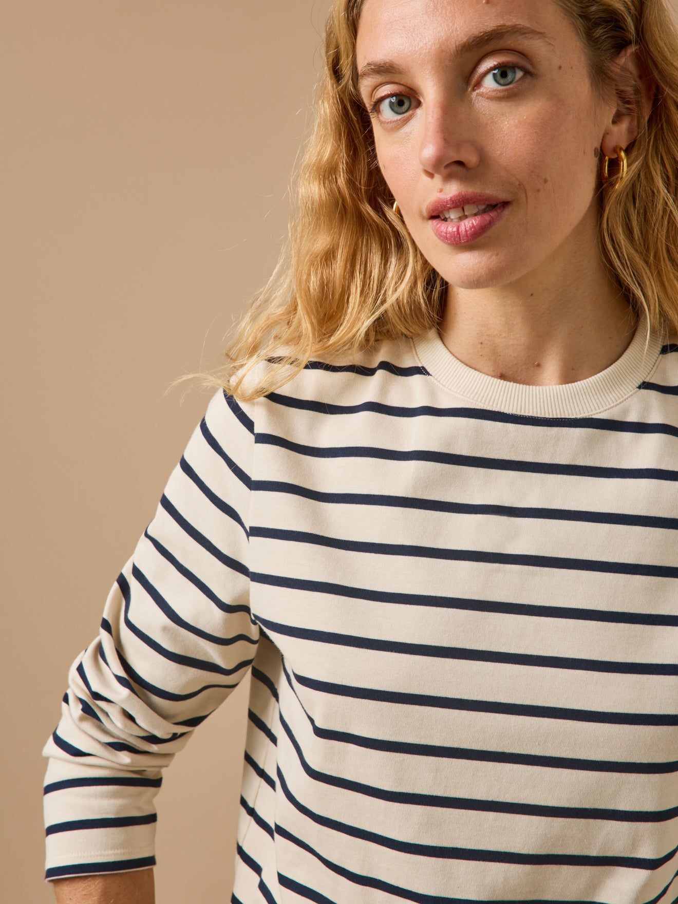 T-shirt marinière femme coton biologique