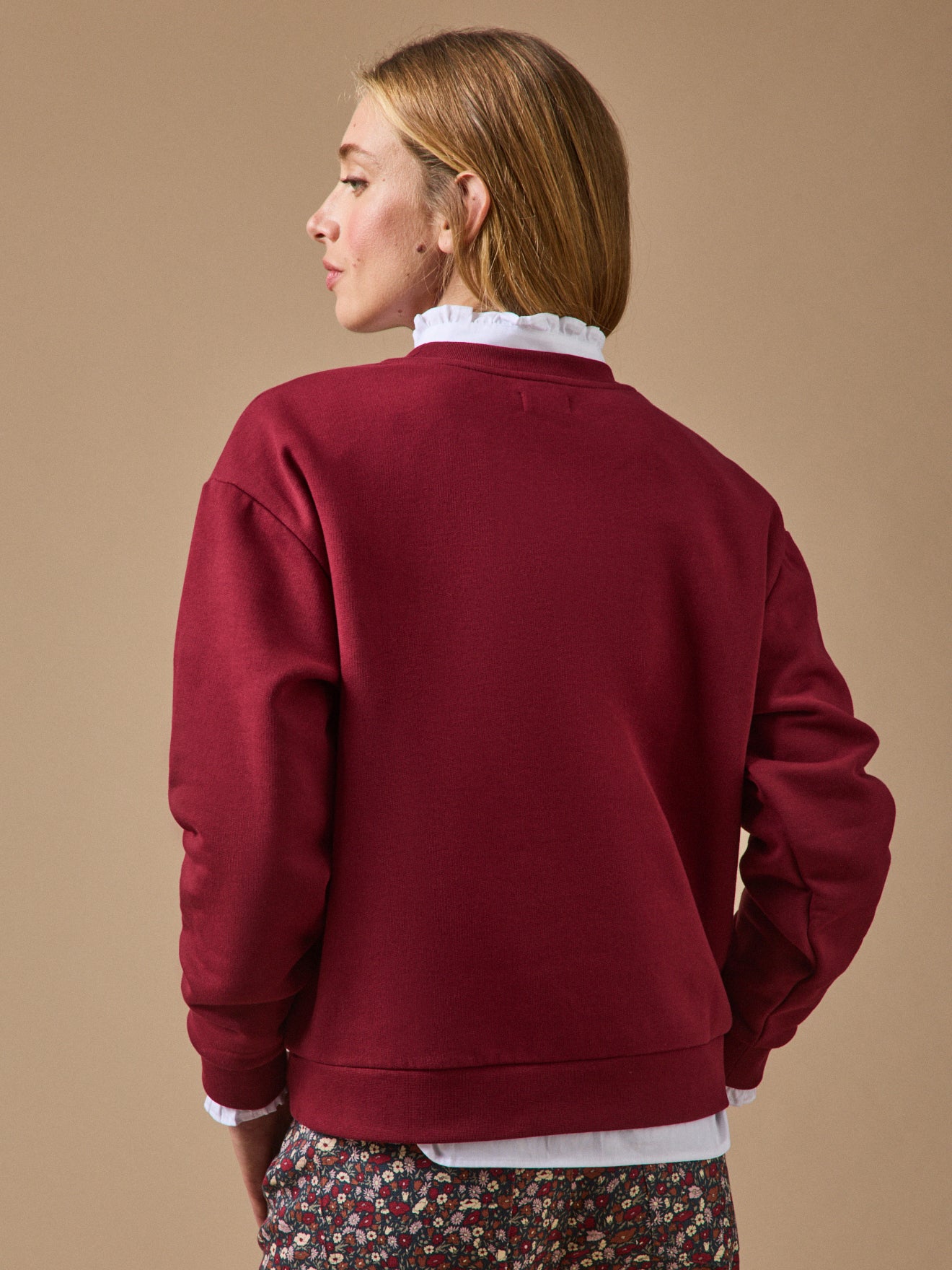 Sweat motif femme coton biologique