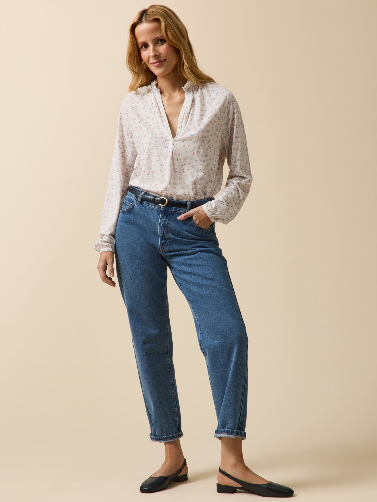 Damen-T-Shirt mit Lily-Print