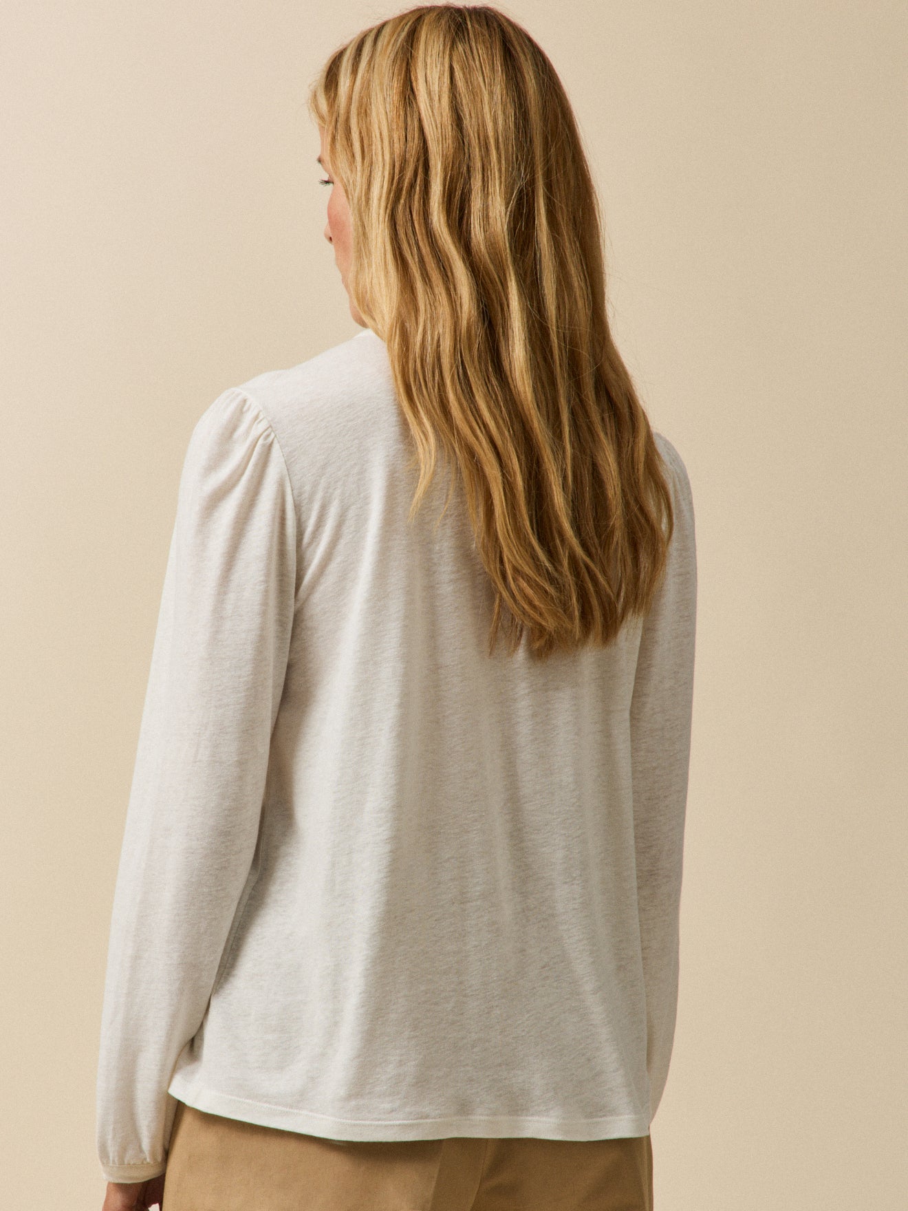 T-shirt dentelle lin et viscose femme