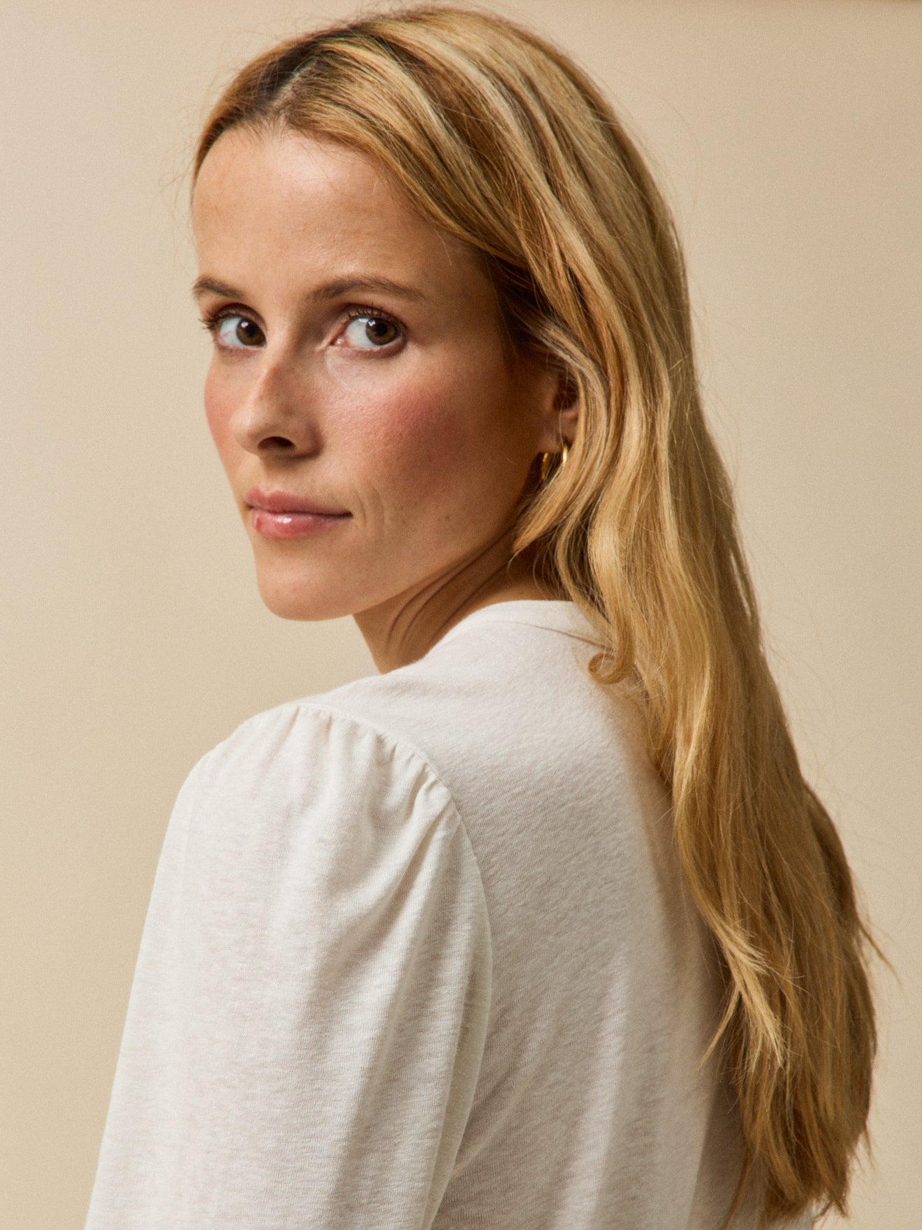 T-shirt dentelle lin et viscose femme