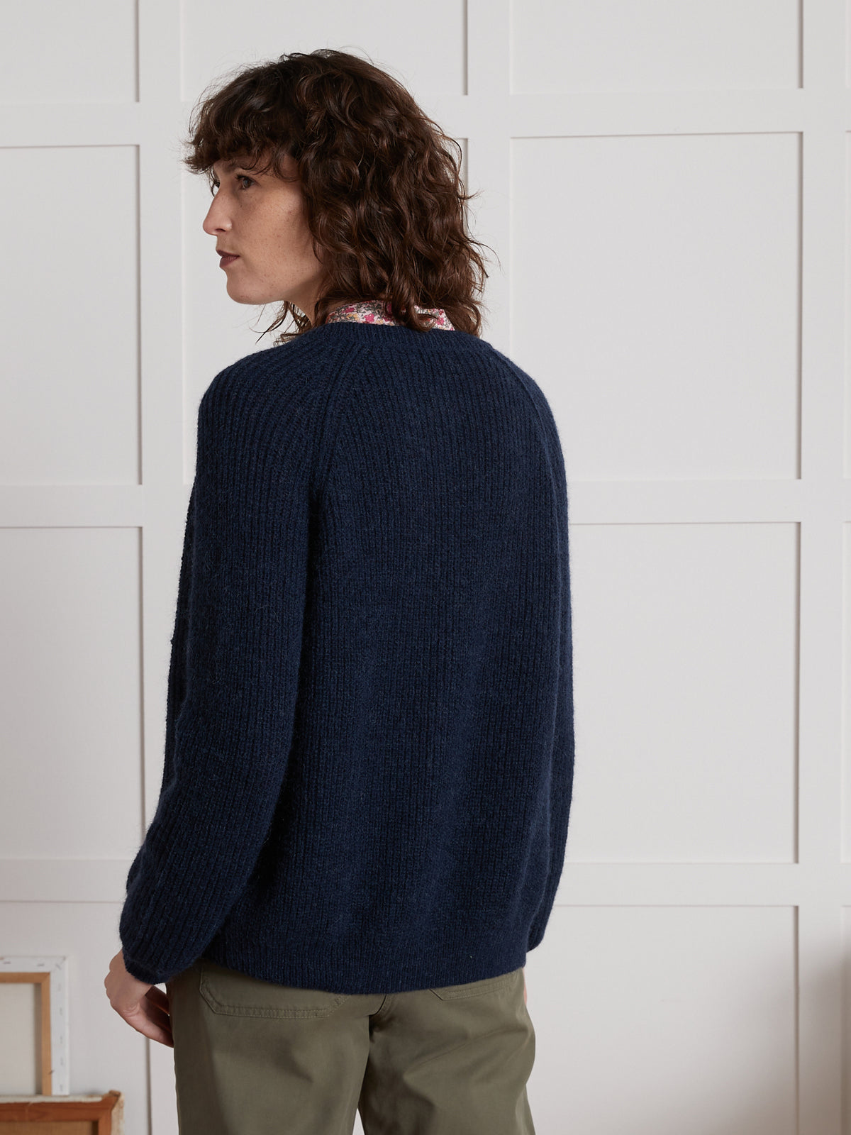 Damen-Cardigan mit Moosstrick