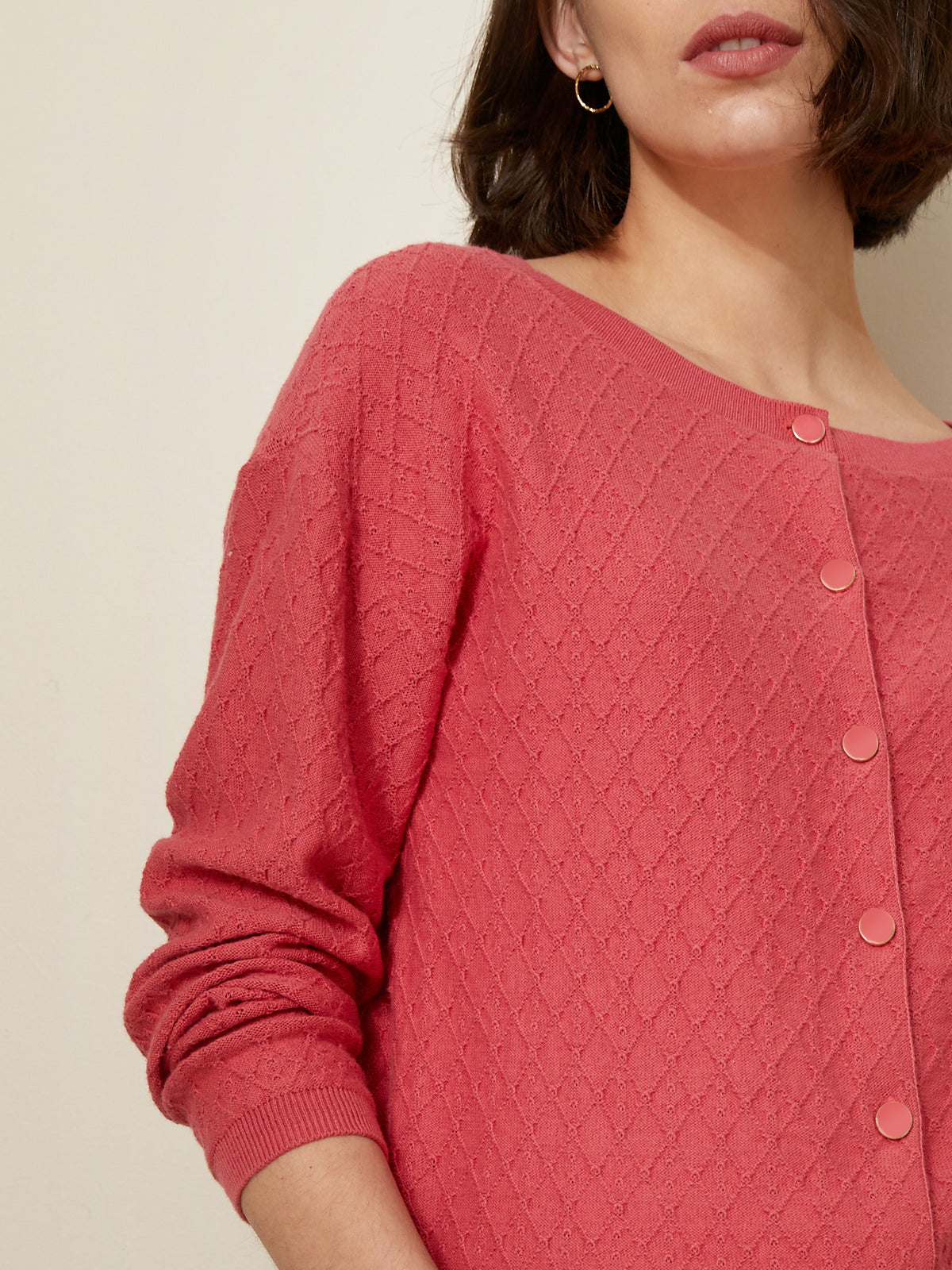 Pull réversible femme - coton biologique et cachemire