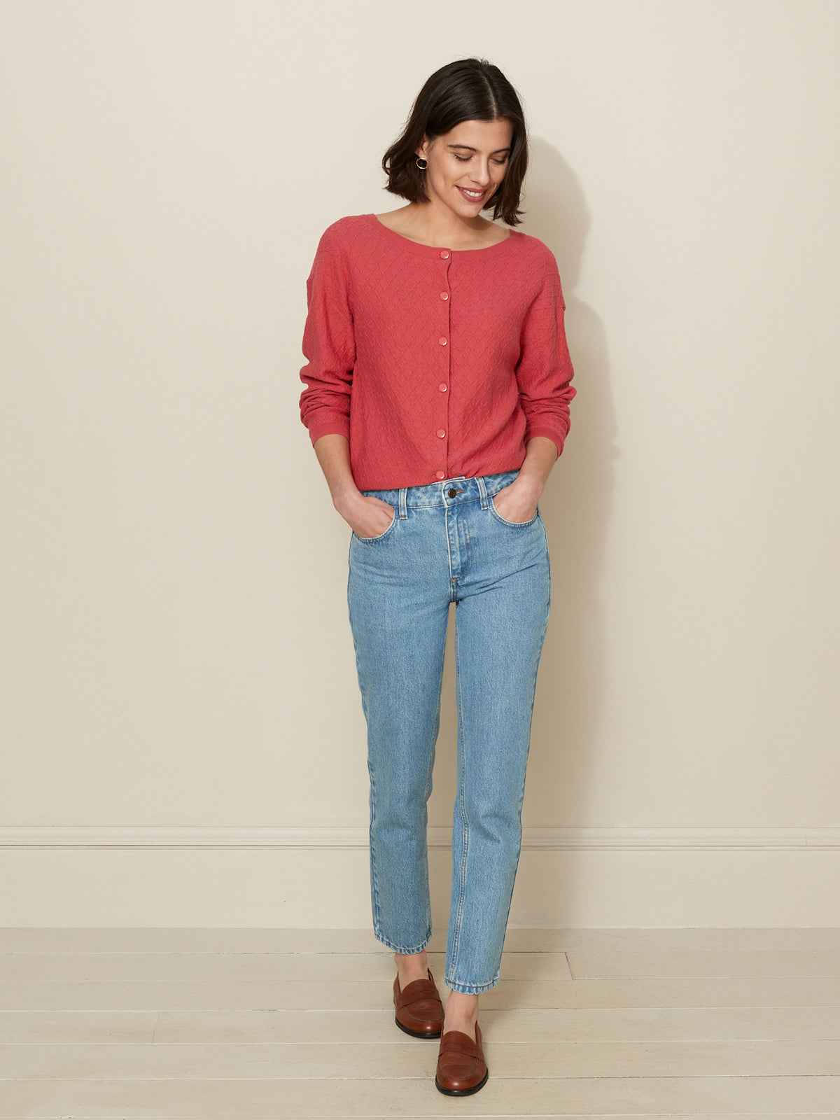 Pull réversible femme - coton biologique et cachemire