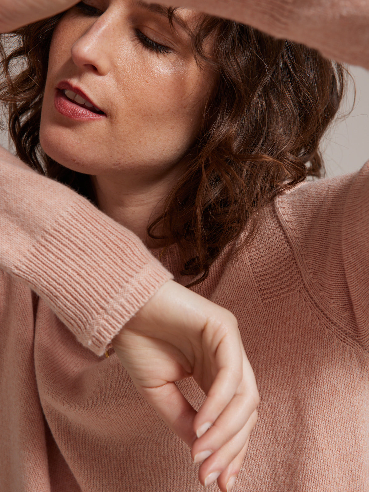 Damenpullover aus RWS*Merinowolle mit rundem Halsausschnitt