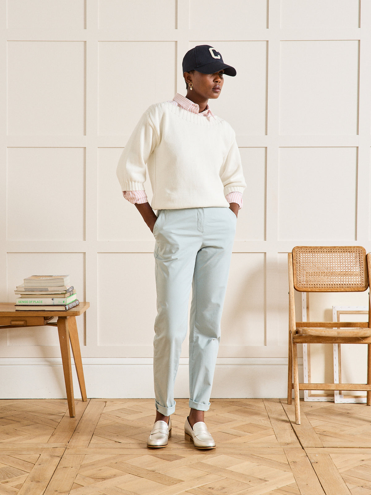 Pull col bateau femme en coton