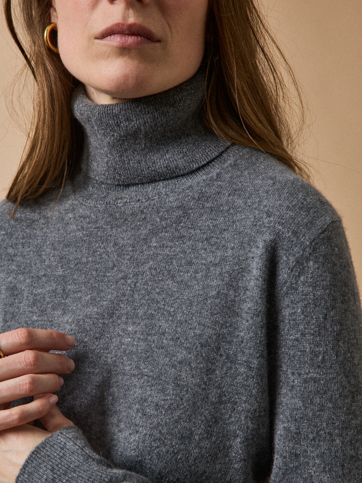 Pull col roulé femme - Collection Cachemire