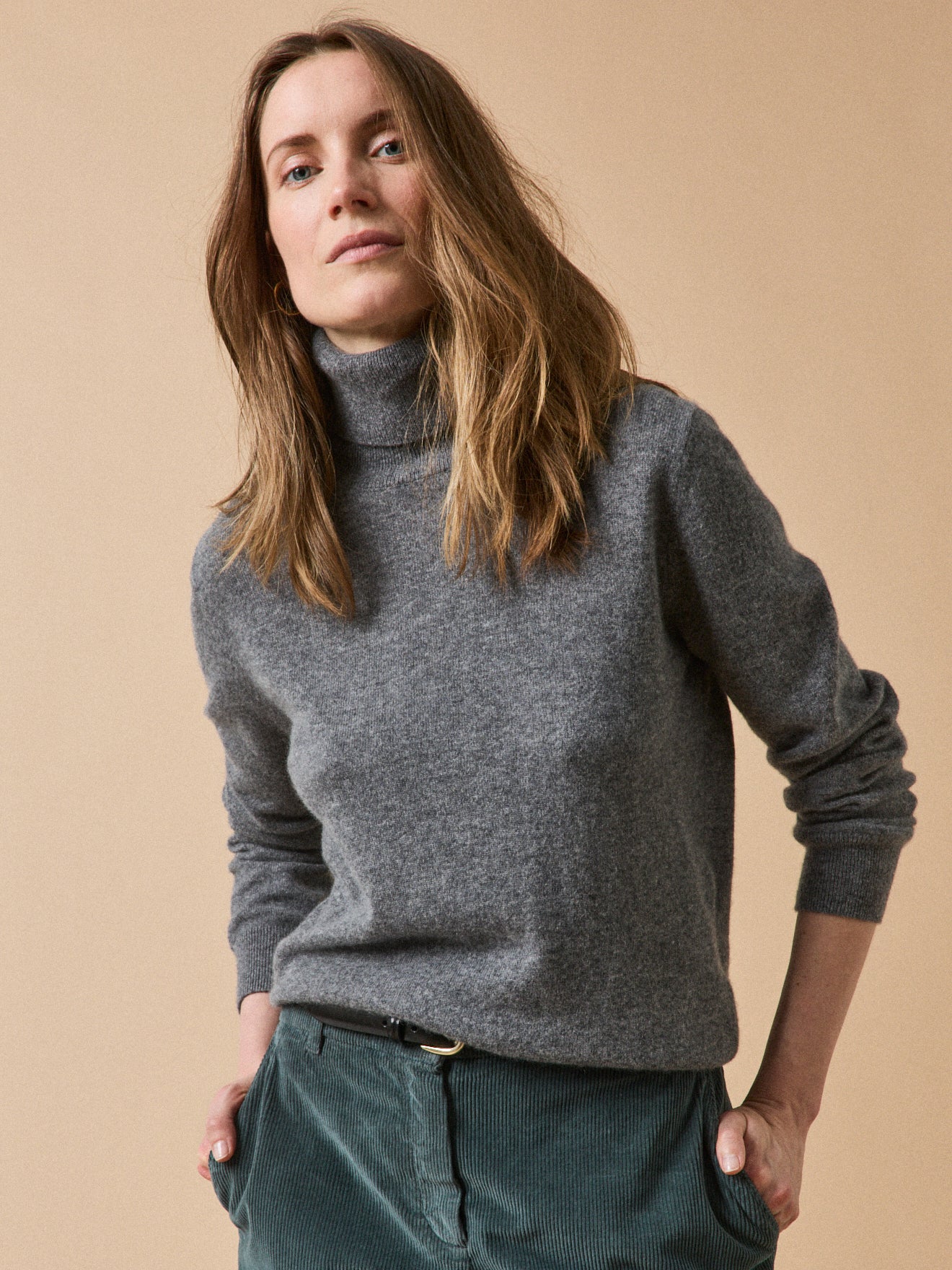 Damen-Rollkragenpullover - Cashmere-Kollektion