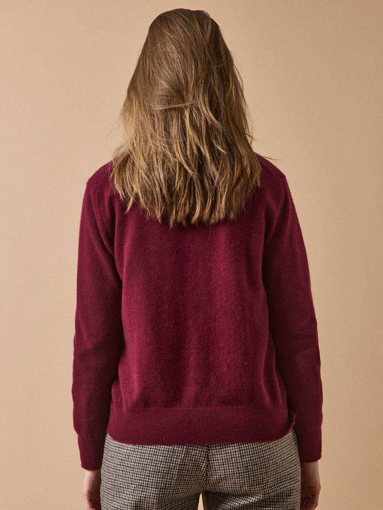 Geknöpfter Damen-Cardigan - Cashmere-Kollektion