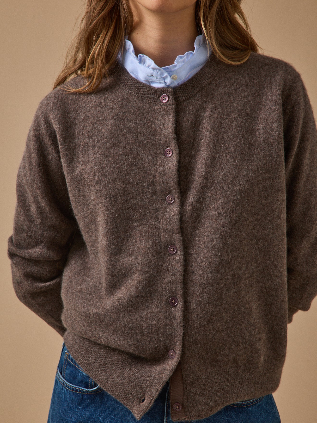 Gilet boutonné femme - Collection Cachemire