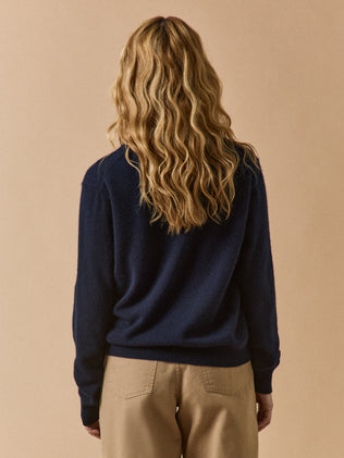 Damenpullover mit V-Ausschnitt - Cashmere-Kollektion