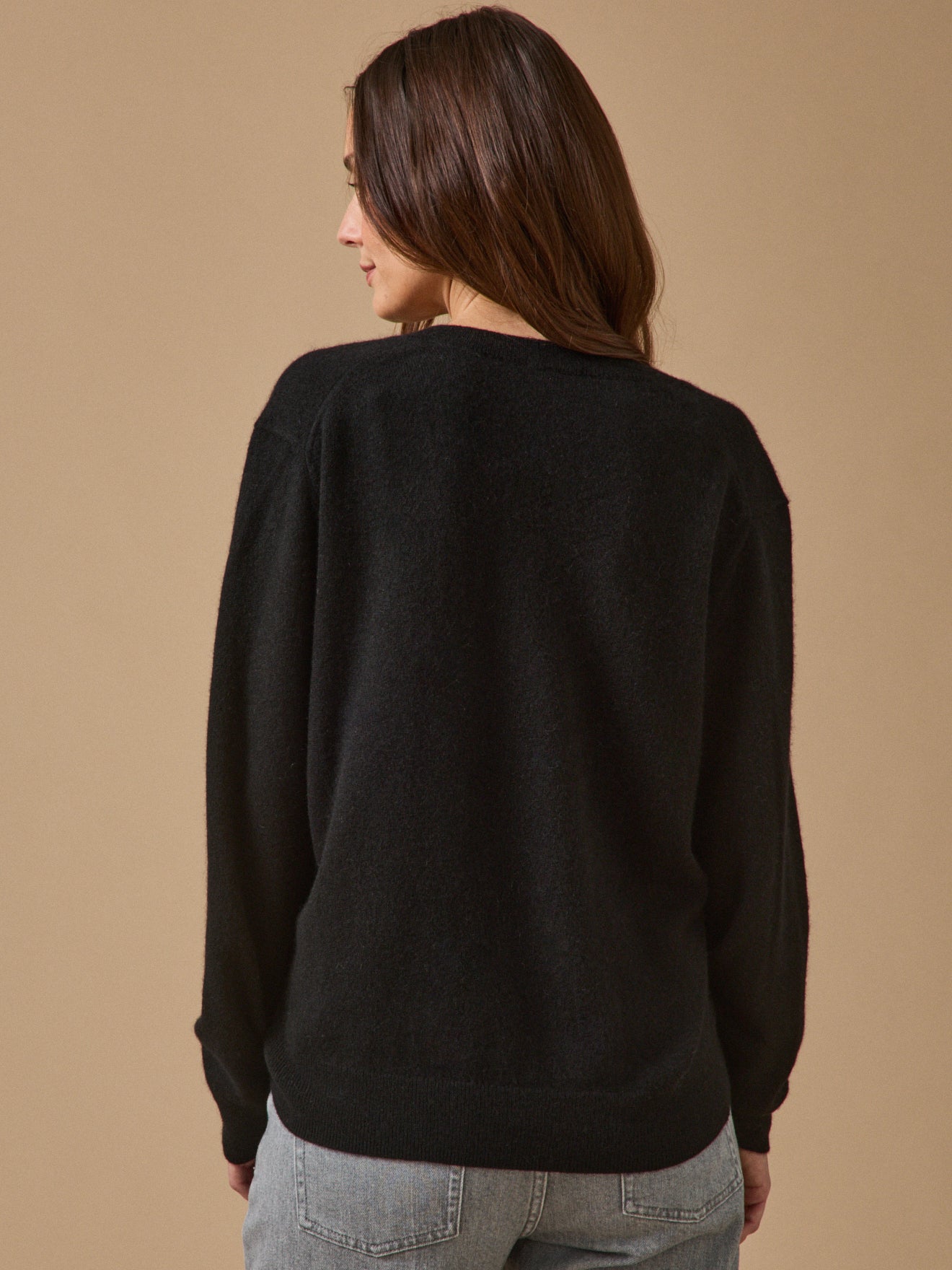 Pull col V femme - Collection Cachemire