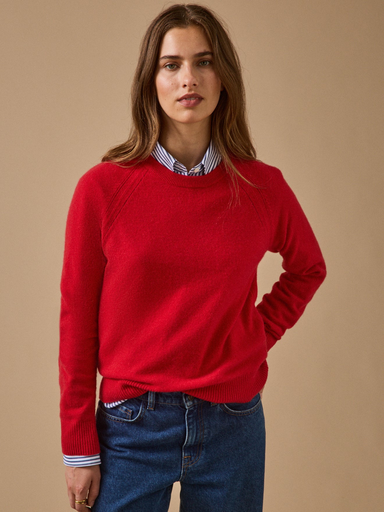 Pull col rond femme - Collection Cachemire
