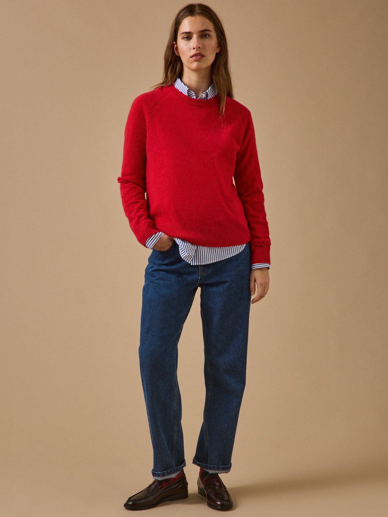 Pull col rond femme - Collection Cachemire