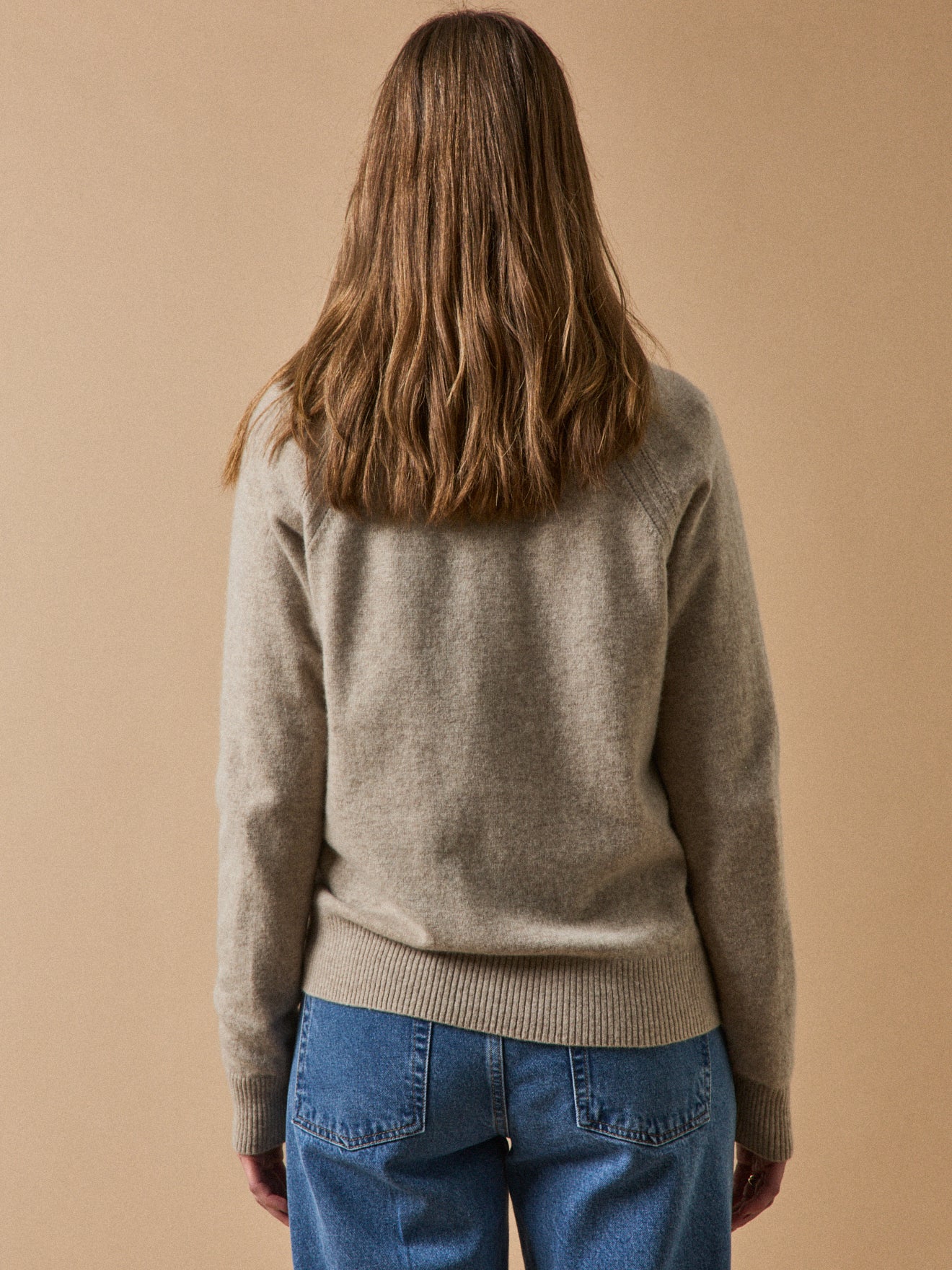 Damenpullover mit rundem Halsausschnitt - Cashemere-Kollektion