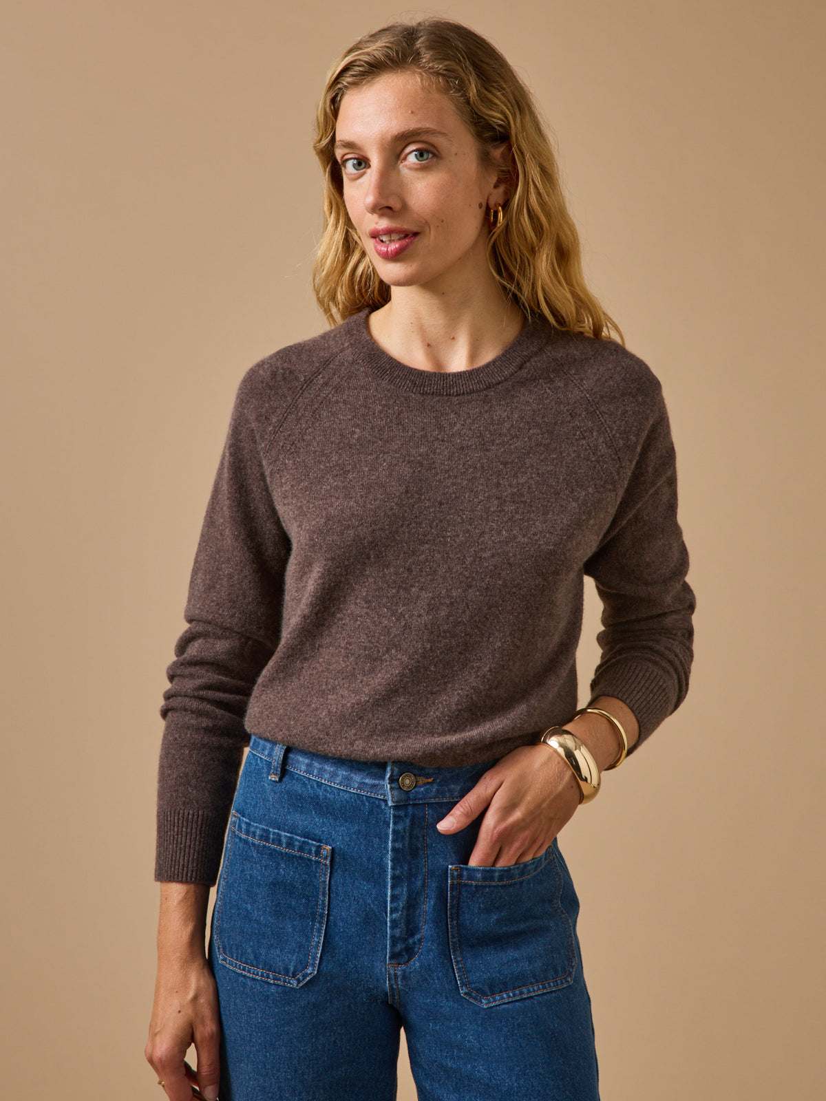 Pull col rond femme - Collection Cachemire