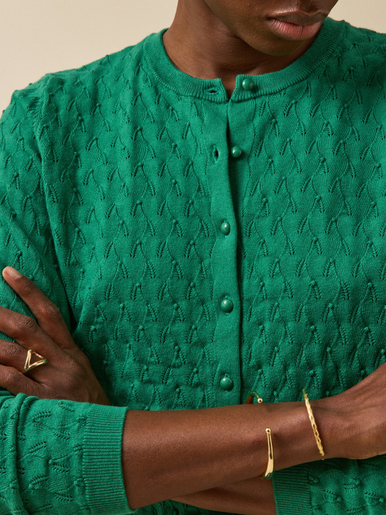 Gilet maille pointelle femme