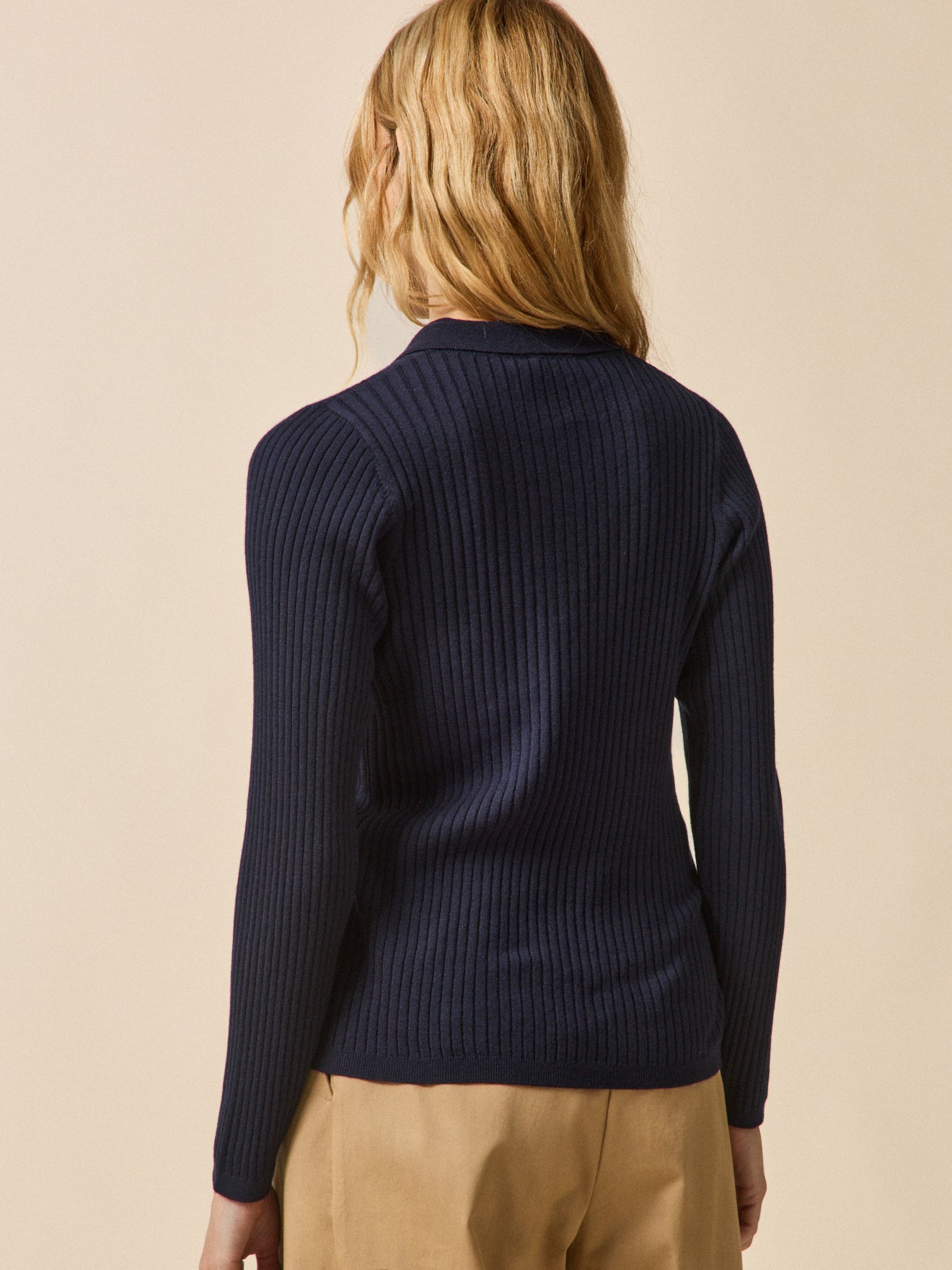 Damen-Poloshirt aus RWS*-Wolle